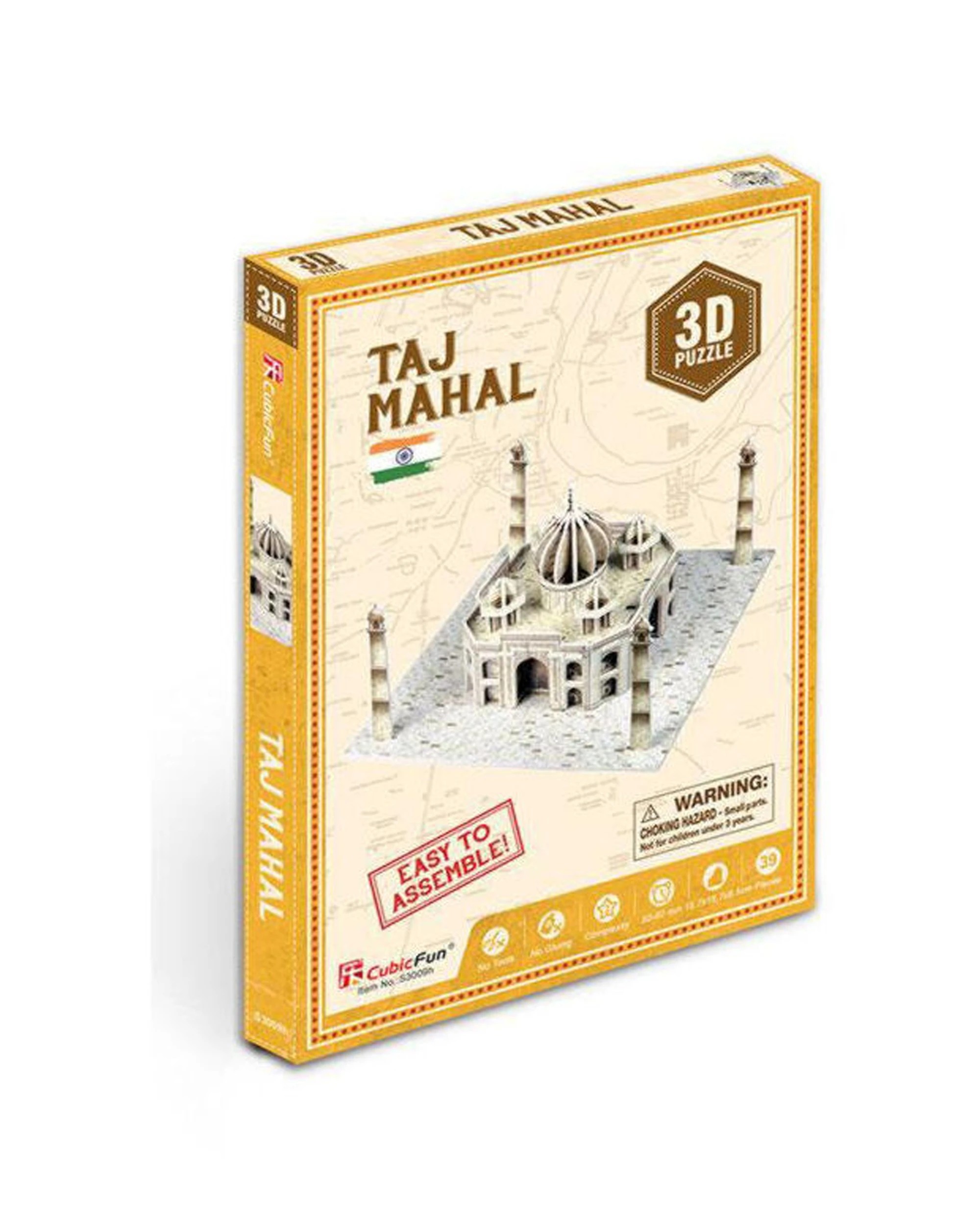 1 CubicFun Taj Mahal Building 3D Puzzle Kids Toy Interactive Construction - Multi, 1 of 2