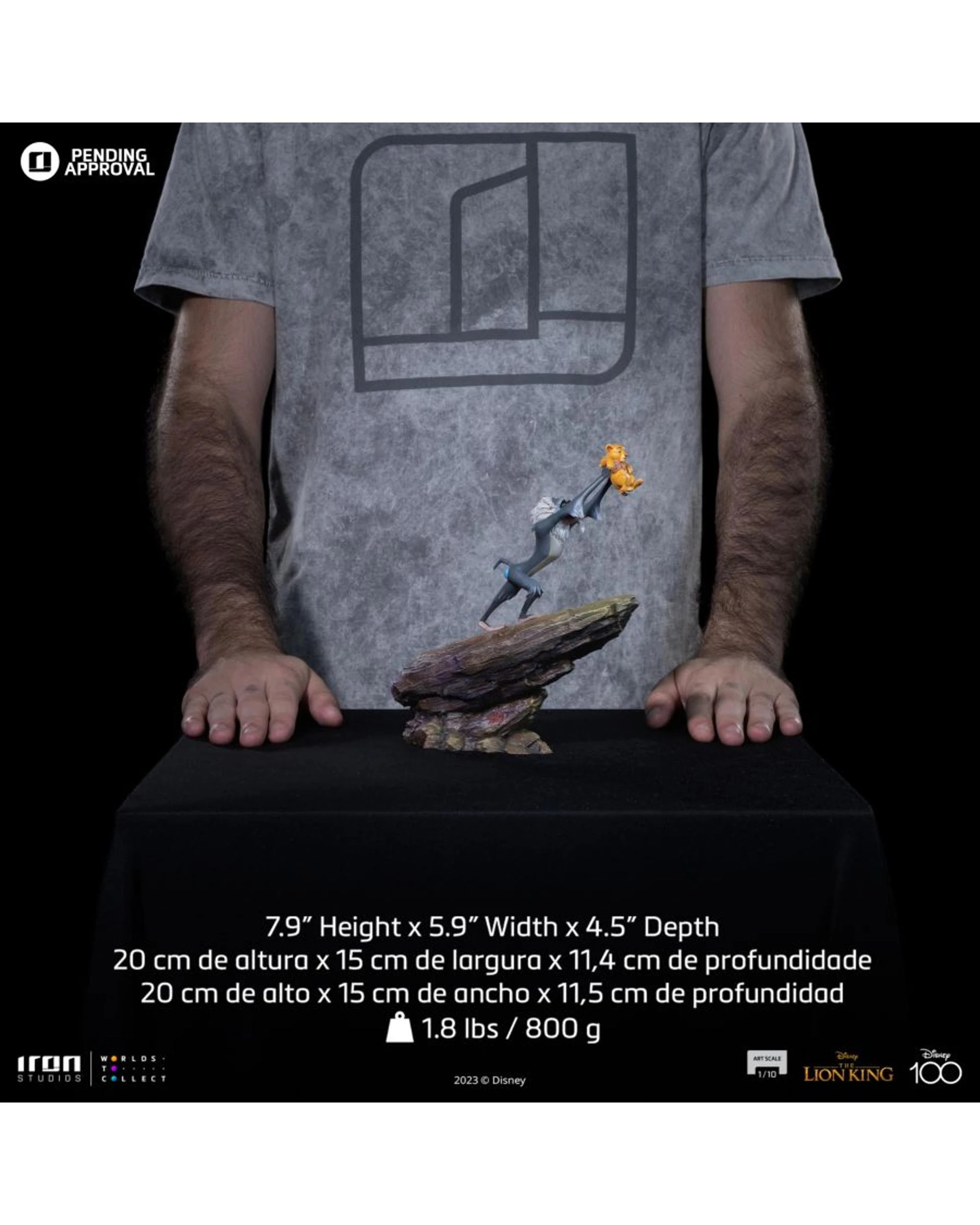 6 The Lion King Pride Rock 1:10 Scale Diorama, 6 of 6