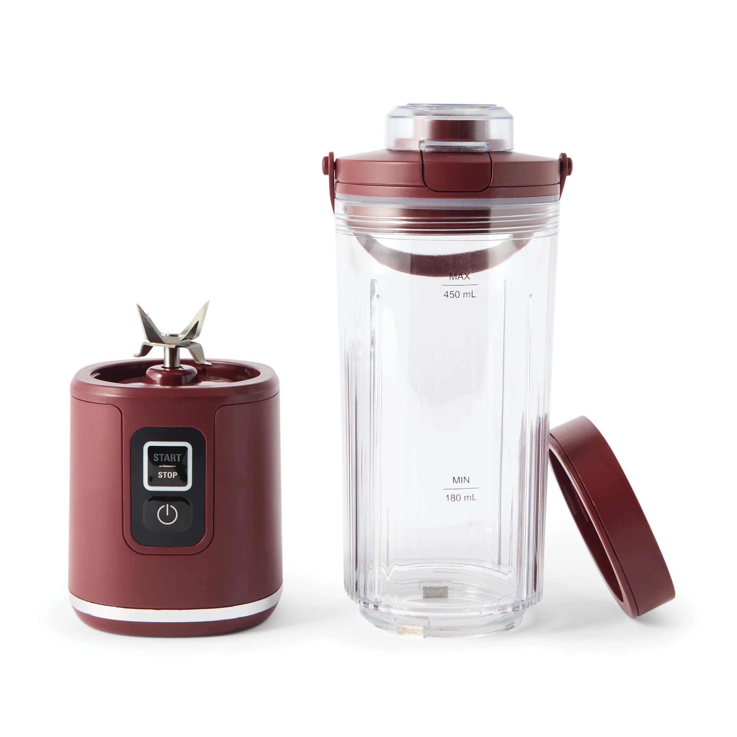 6 Portable USB Blender - Dark Red, 6 of 10