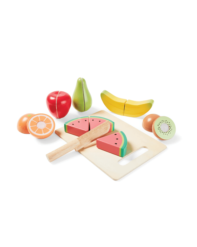 8 Piece Wooden Fruit Cutting