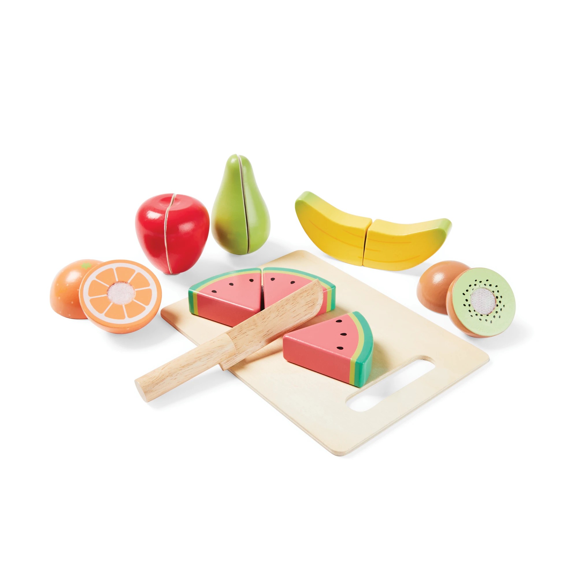 1 8 Piece Wooden Fruit Cutting Set, 1 of 10