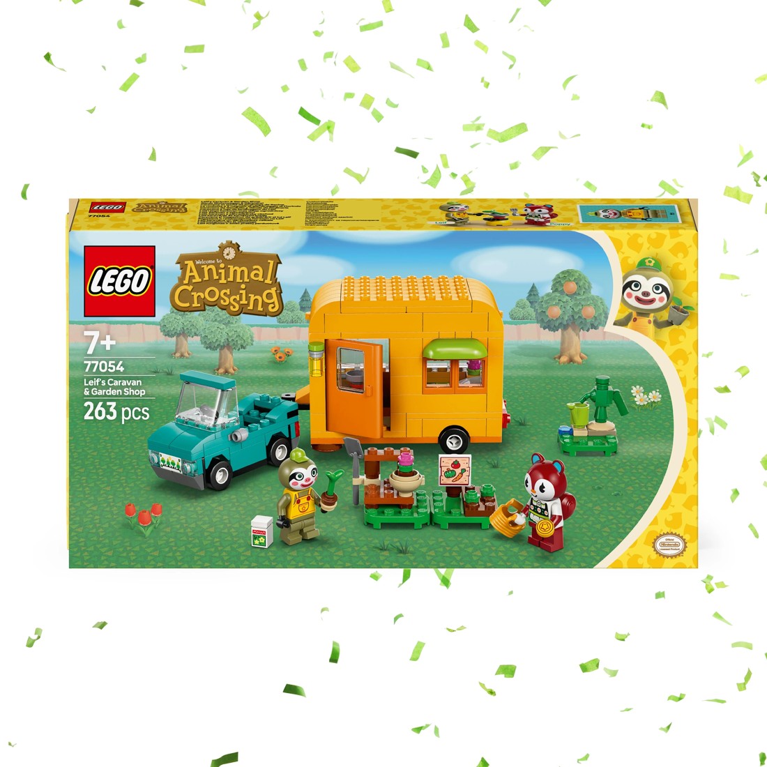 1 LEGO Animal Crossing Leif’s Caravan & Garden Shop 77054, 1 of 10
