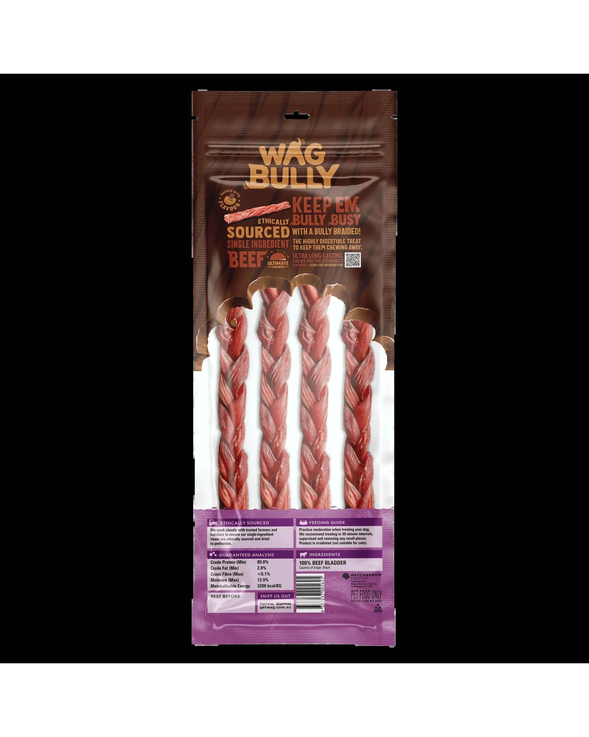 2 Wag Bully Stick Large 4 Pack, 2 of 2