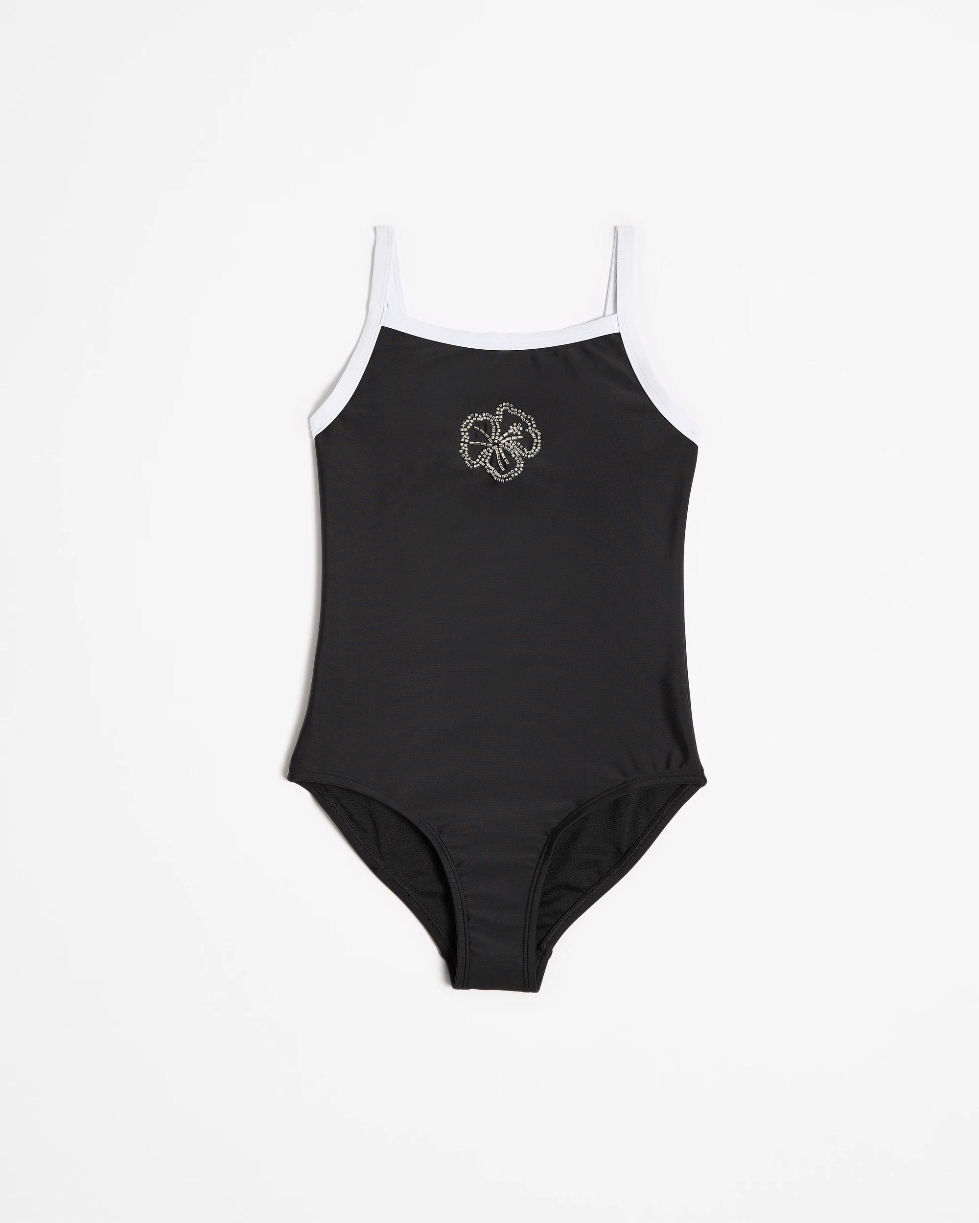 1 Target Beaded One Piece Swim Suit BLACK, 1 of 3