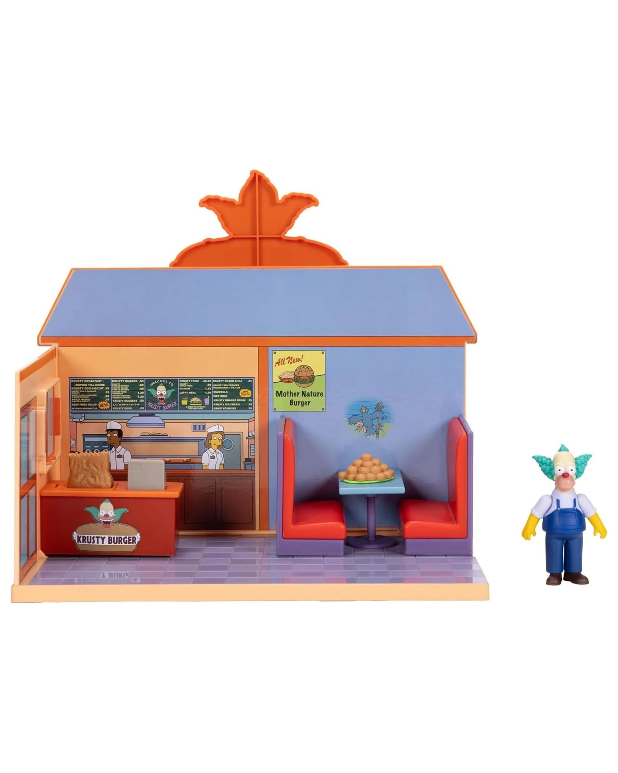 3 The Simpsons Krusty Burger Diorama 2.5 inch Scale Playset, 3 of 9