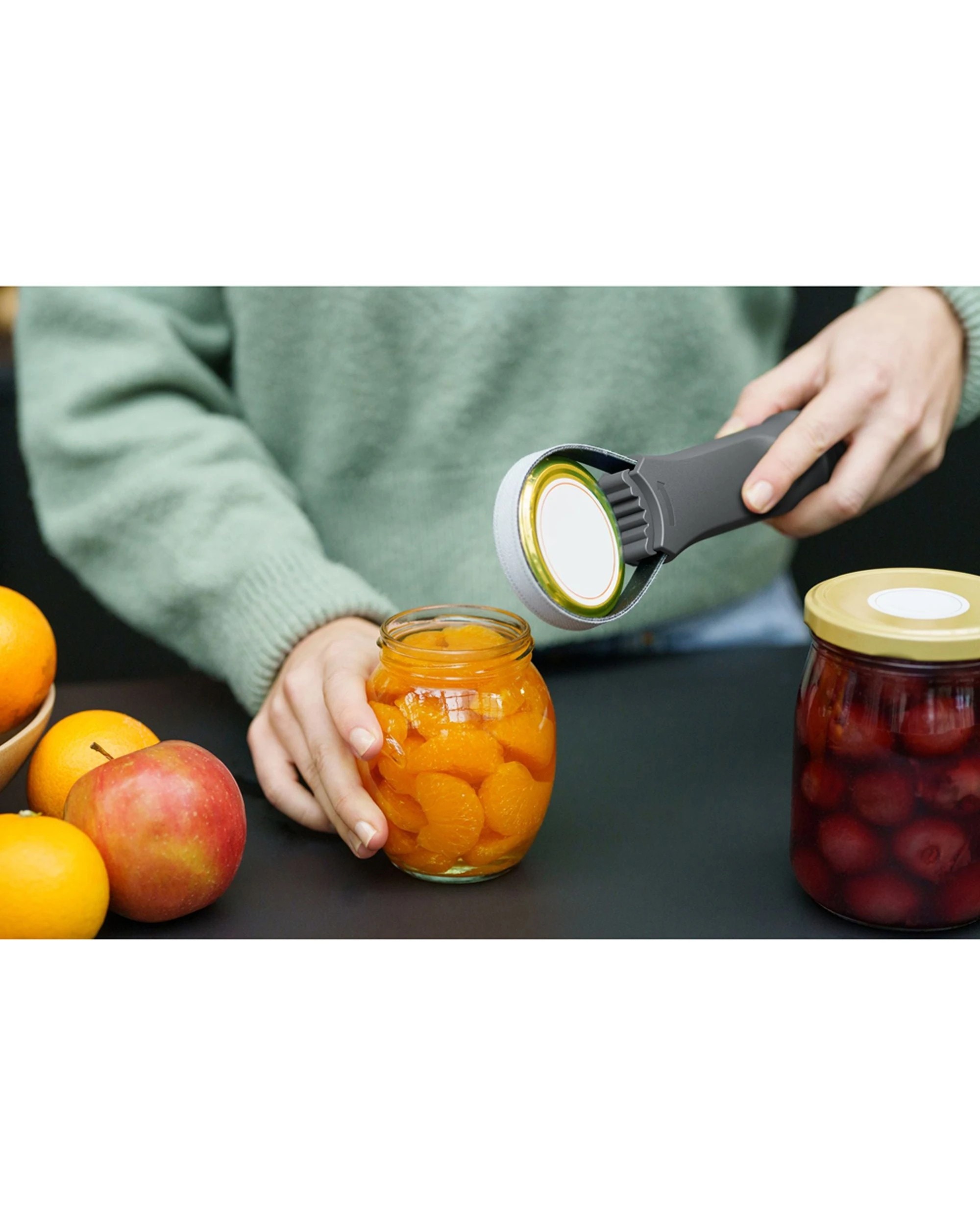 2 Zyliss Jar Opener Adjustable Grip Handle Kitchen Utensil Tool 2-10cm - Grey, 2 of 5