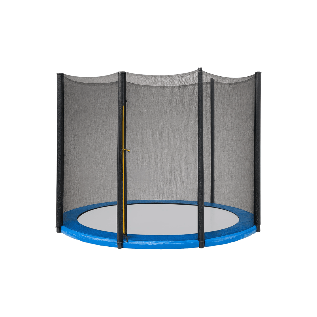 1 10ft Trampoline Replacement Safety Pad and Net Round 8 Poles Blue, 1 of 7