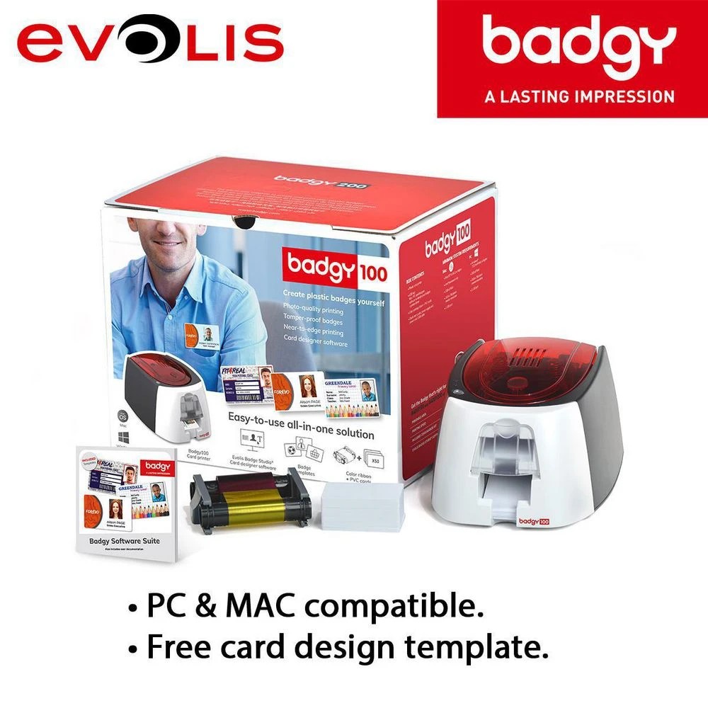 4 Badgy 100 Plastic Card Printer, 4 of 4