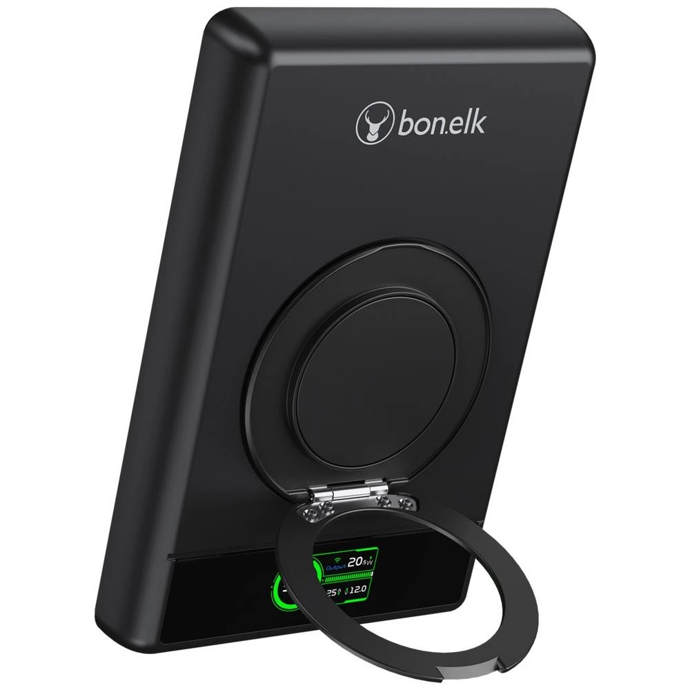 1 Bonelk MagTec 5-in-1 Power Bank 10k mAh Black, 1 of 7