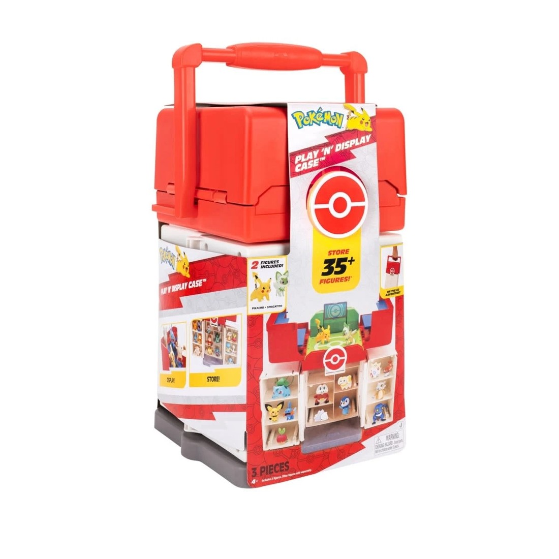2 3 Piece Pokemon Play 'N' Display Case, 2 of 8