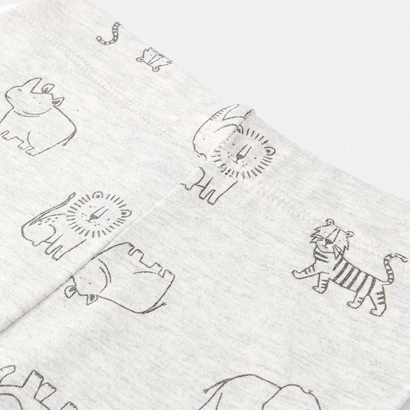 6 3 Pack Print Leggings ASPHALT SAFARI, 6 of 8