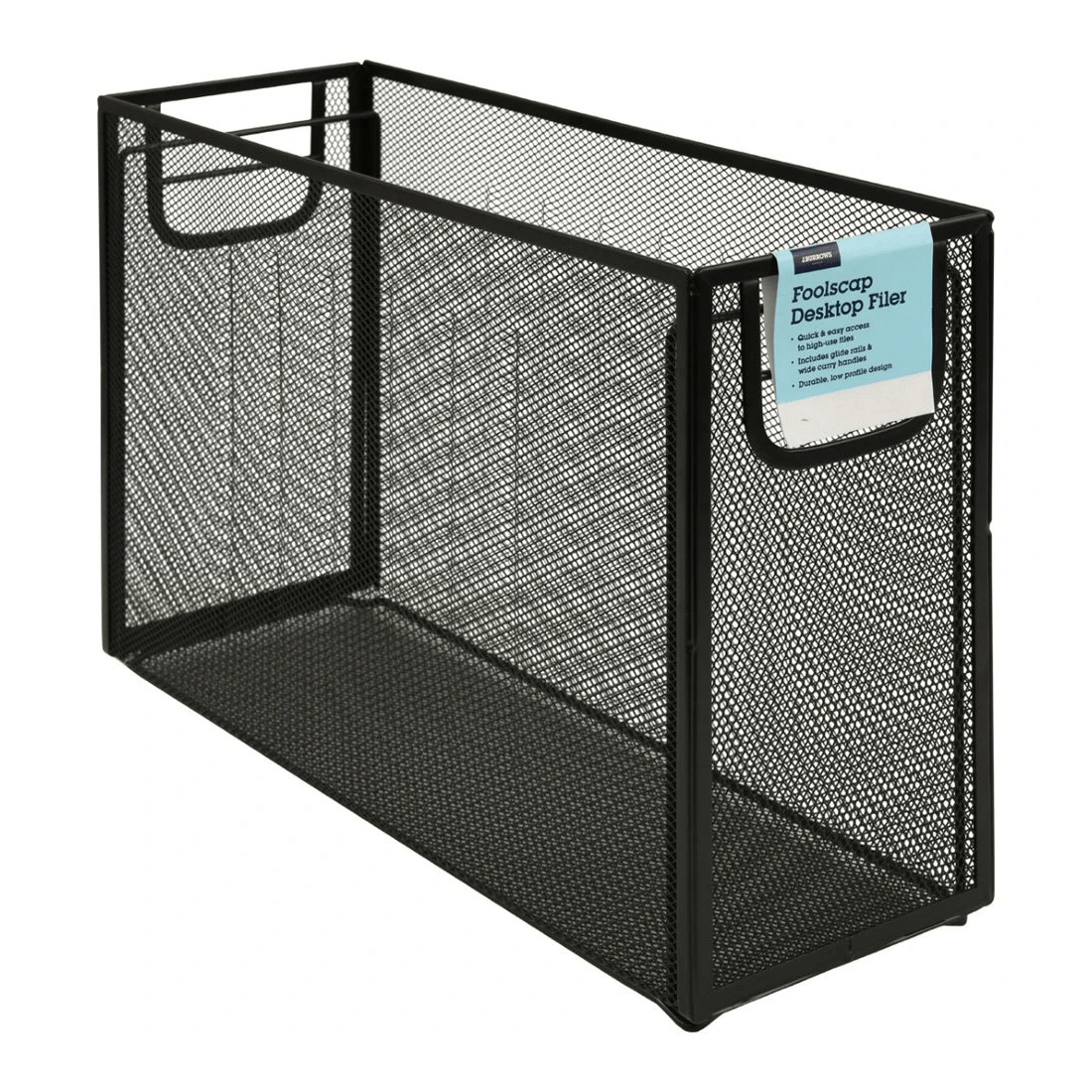 2 J.Burrows Suspension File Holder w/ 10 Foolscap Files Grn/Blk, 2 of 3