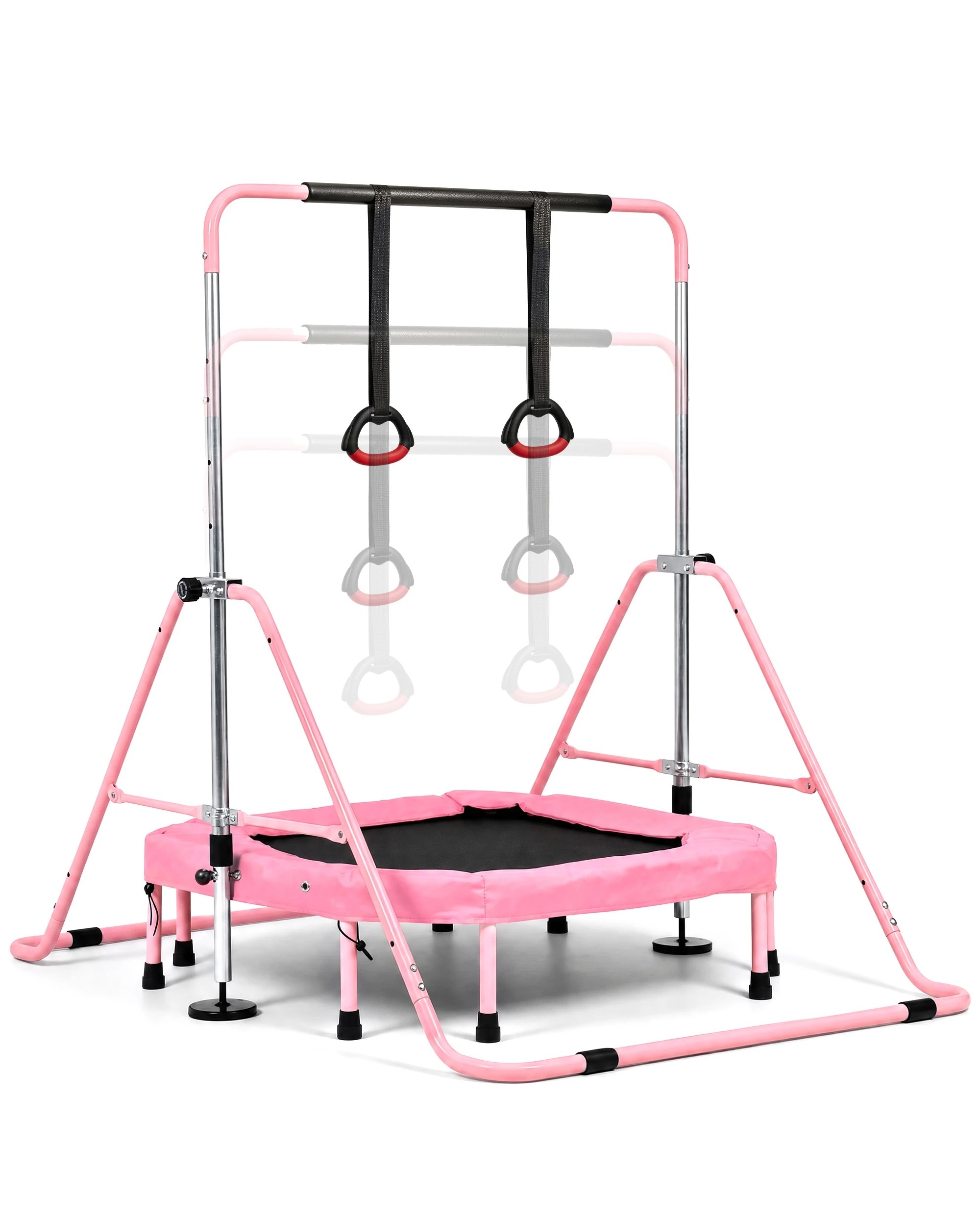 1 Advwin Kids Gymnastics Bar Training Bar for Indoor Outdoor - Pink, 1 of 7
