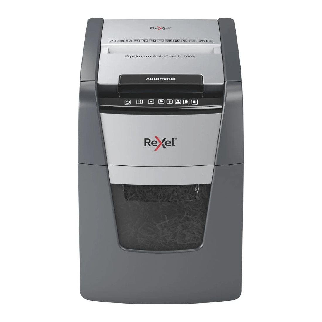 1 Rexel Optimum 100X AutoFeed Shredder, 1 of 5