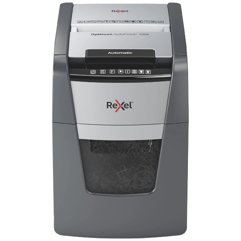 1 Rexel Optimum 100X AutoFeed Shredder, 1 of 5