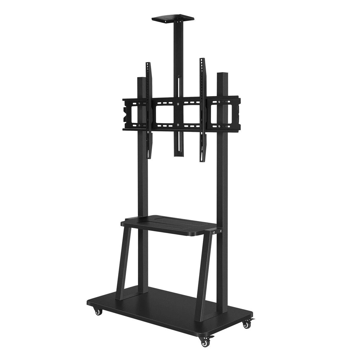 3 Ausway Mobile TV Screen Monitor Stand Mount Bracket Trolley 50-98 Inch, 3 of 8
