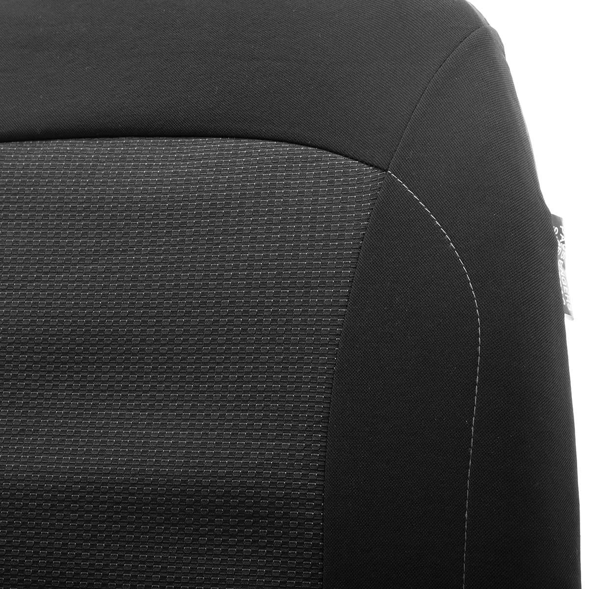 3 3 Pack Jacquard Seat Covers - Black, 3 of 7