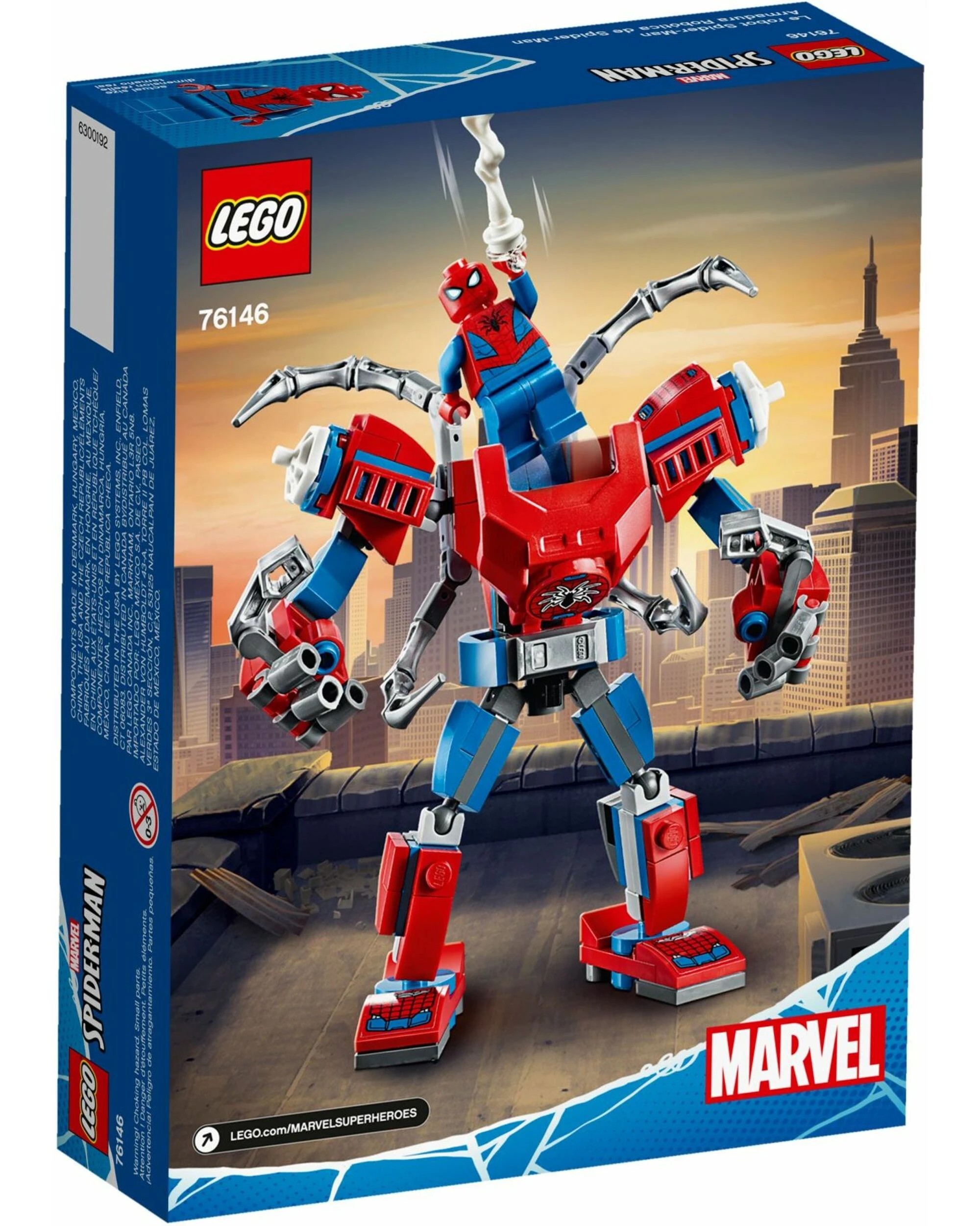 4 LEGO 76146 Spider-Man Mech Superhero Action Figure Toy, 4 of 5