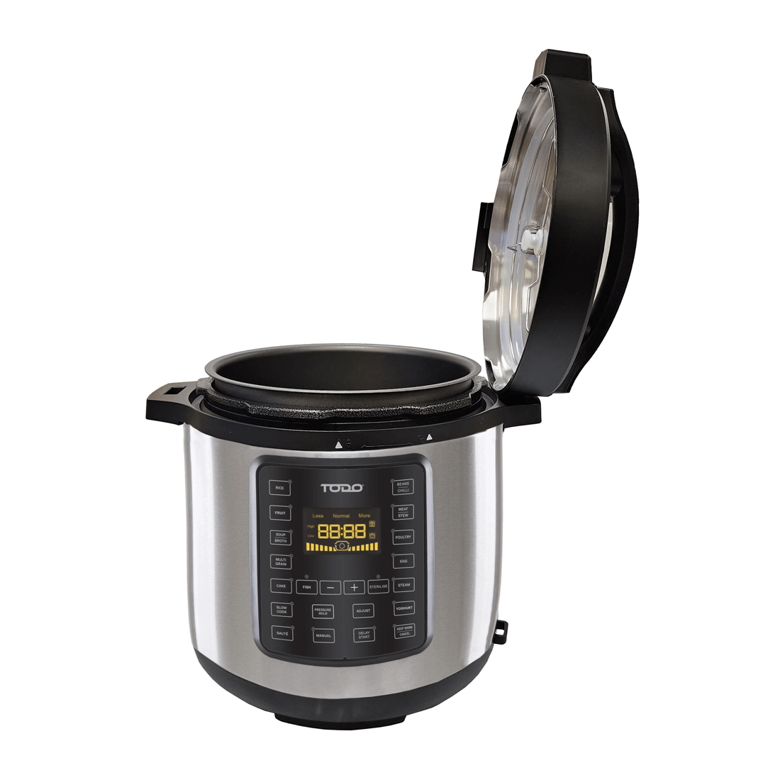 2 TODO 6L Electric Pressure Cooker 15 Preset Functions 1000W Non-Stick Cooking Pot, 2 of 8