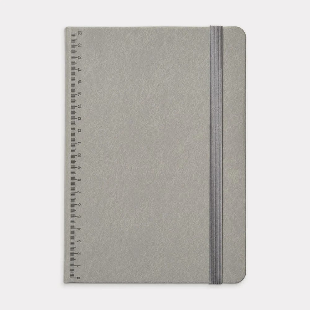 2 Otto A5 Notebook with Mechanical Pencil 192 Pages Grey, 2 of 6