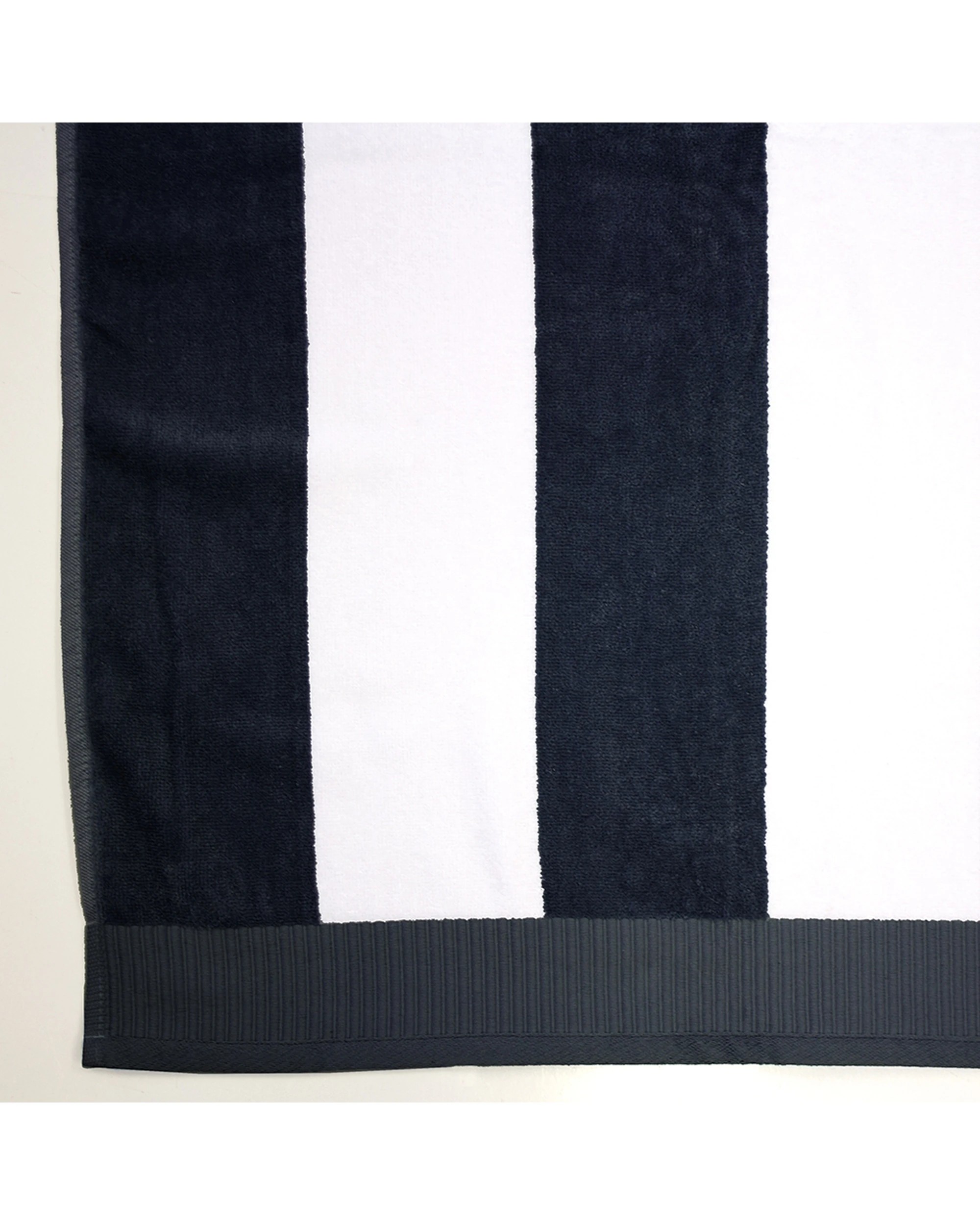 2 BAMBURY Classic Stripe Beach Towel Cotton Machine Washable - Multi, 2 of 3