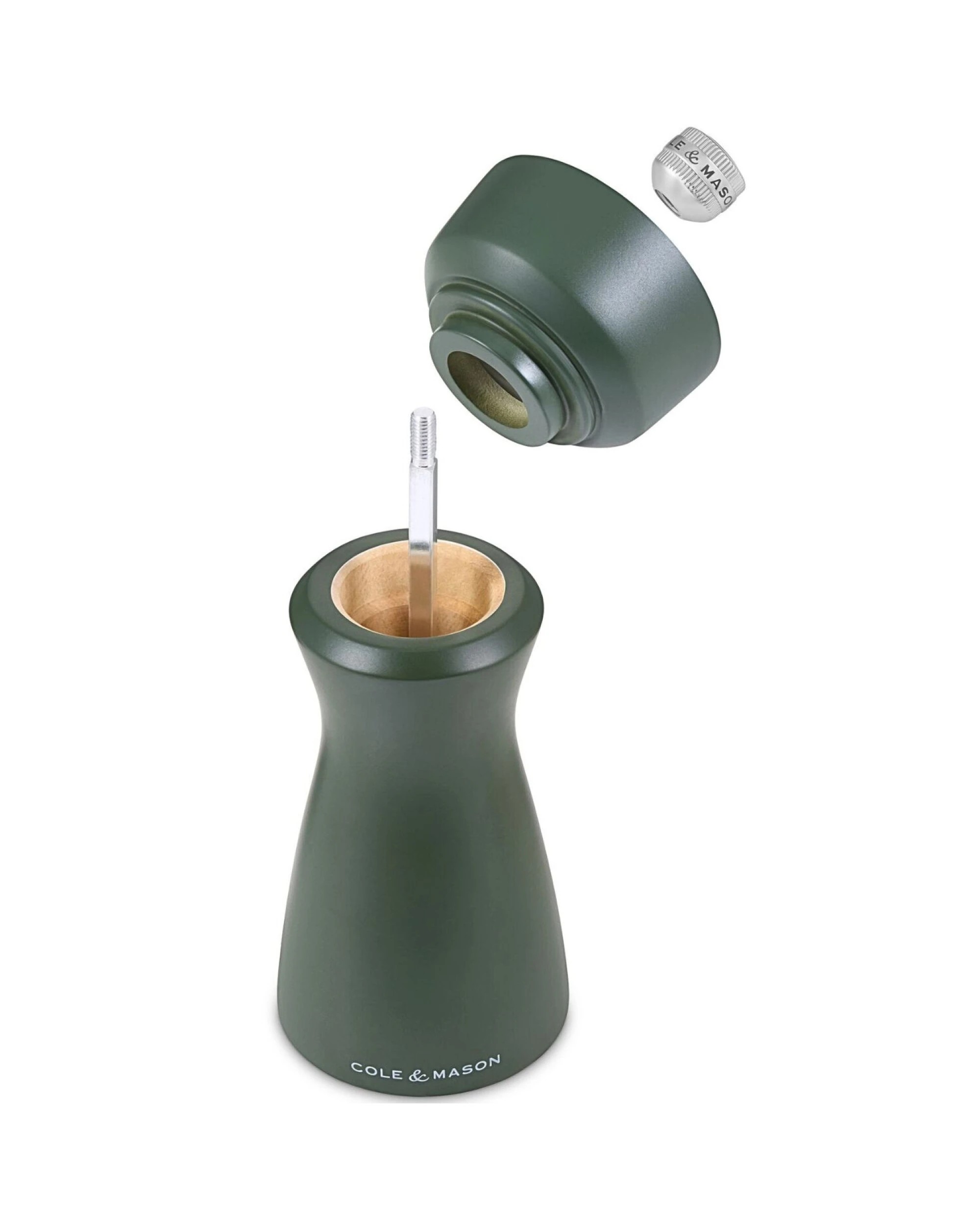 5 Cole & Mason Kenton Salt & Pepper Mill 15cm Rubberwood Ceramic Grinder -Rosemary, 5 of 8