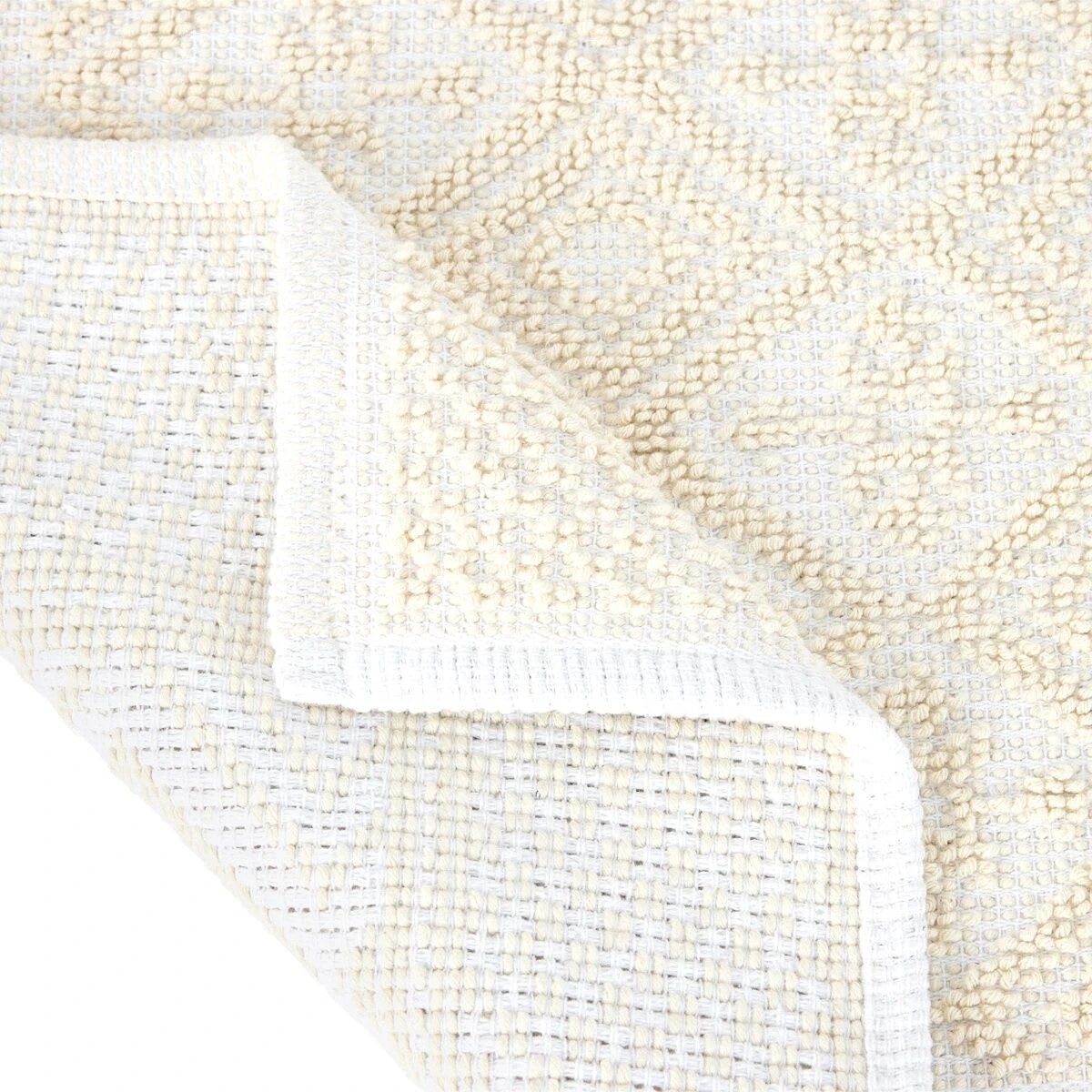 2 Jacquard Bath Mat - Natural, 2 of 5