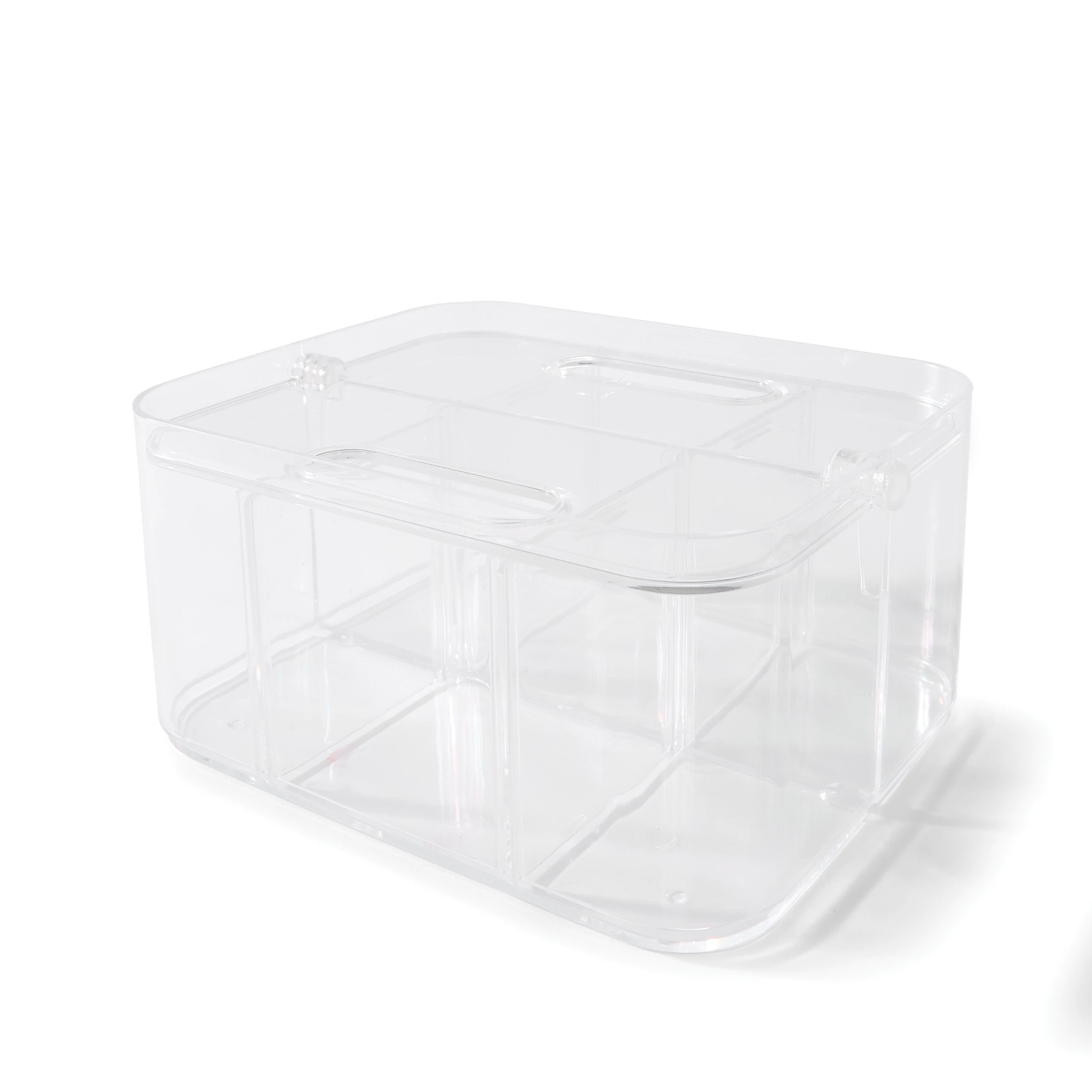 3 Stackable Small Storage Caddy - Clear, 3 of 10