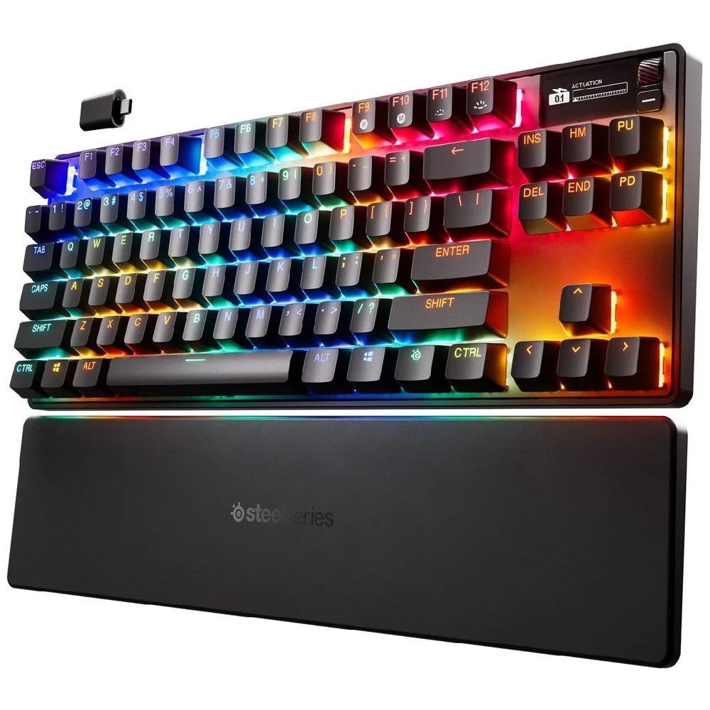 2 SteelSeries Apex Pro TKL Gen 3 Wireless Gaming Keyboard, 2 of 10