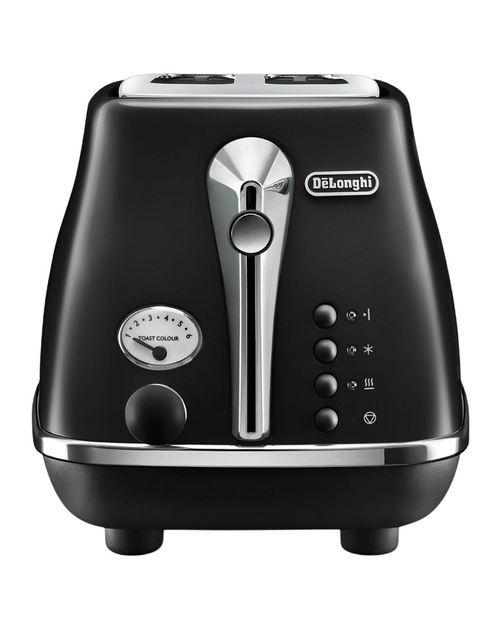 1 De'Longhi Icona Capitals 2 Slice Toaster Auckland Black, 1 of 4
