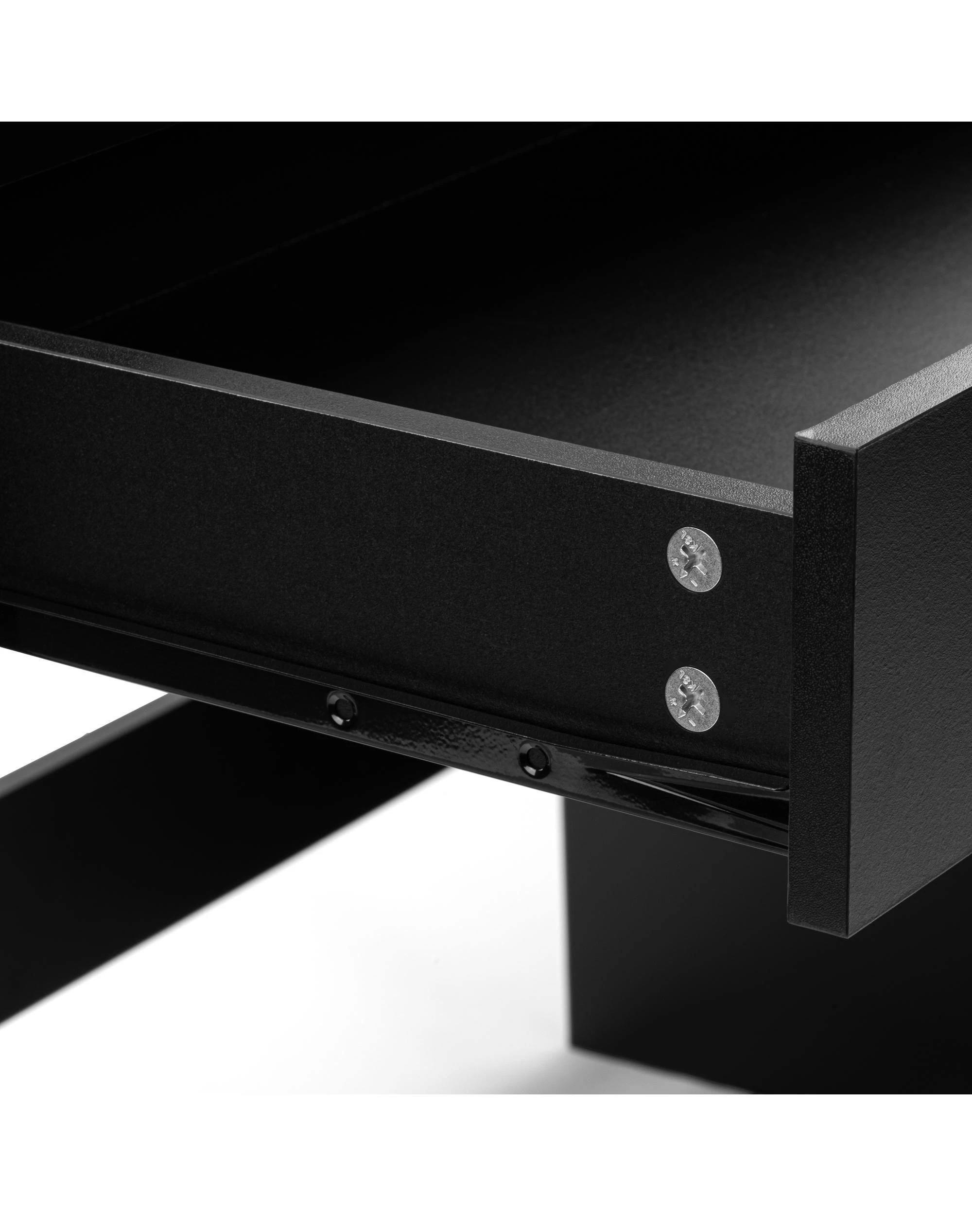 6 Kodu Belle Computer Desk Student Study Office Desk with Drawer - Black, 6 of 8