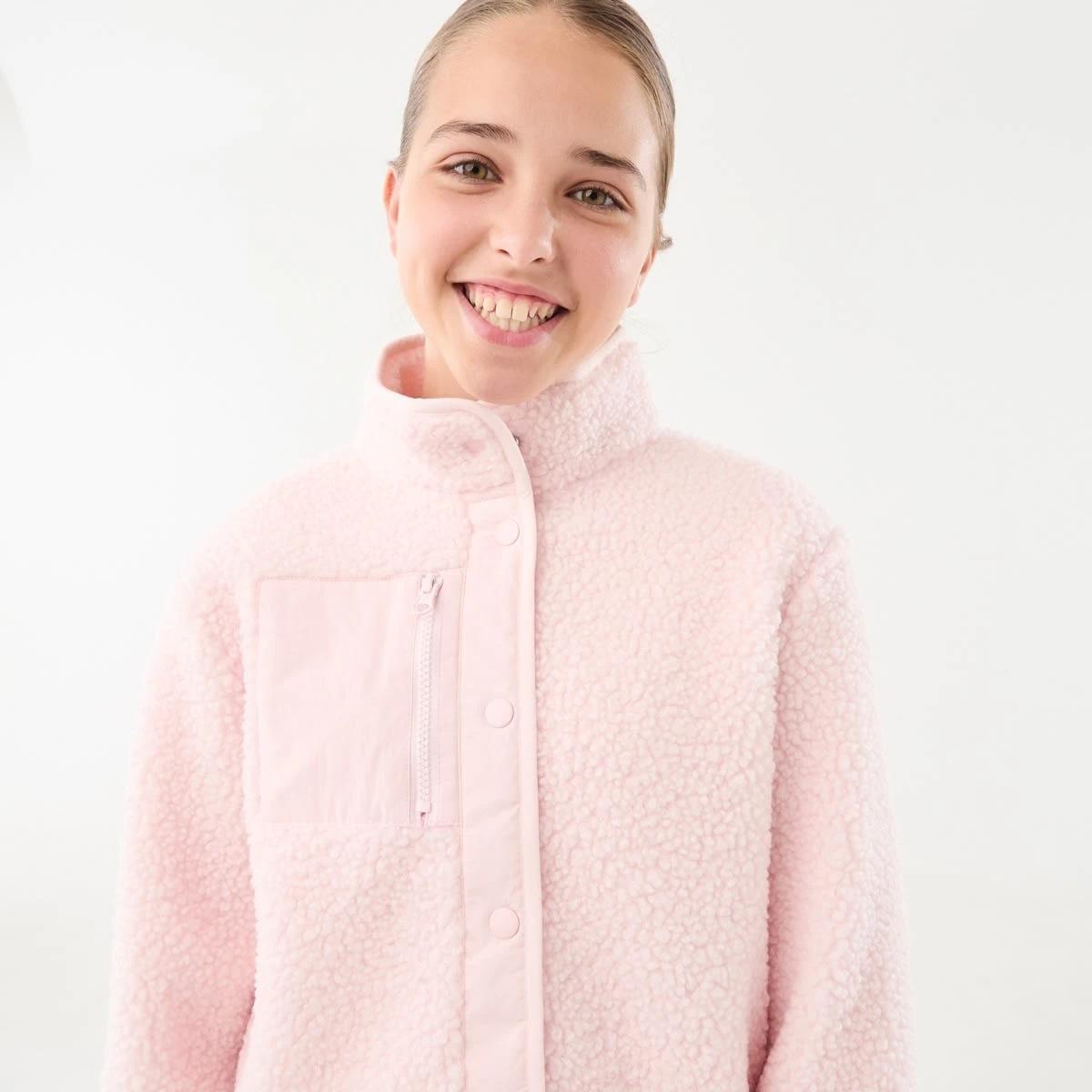 5 Teddy Fleece Jacket Fare Pink, 5 of 9