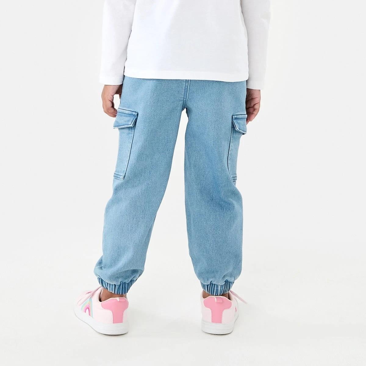 2 Knit Denim Jeans Light Wash, 2 of 9