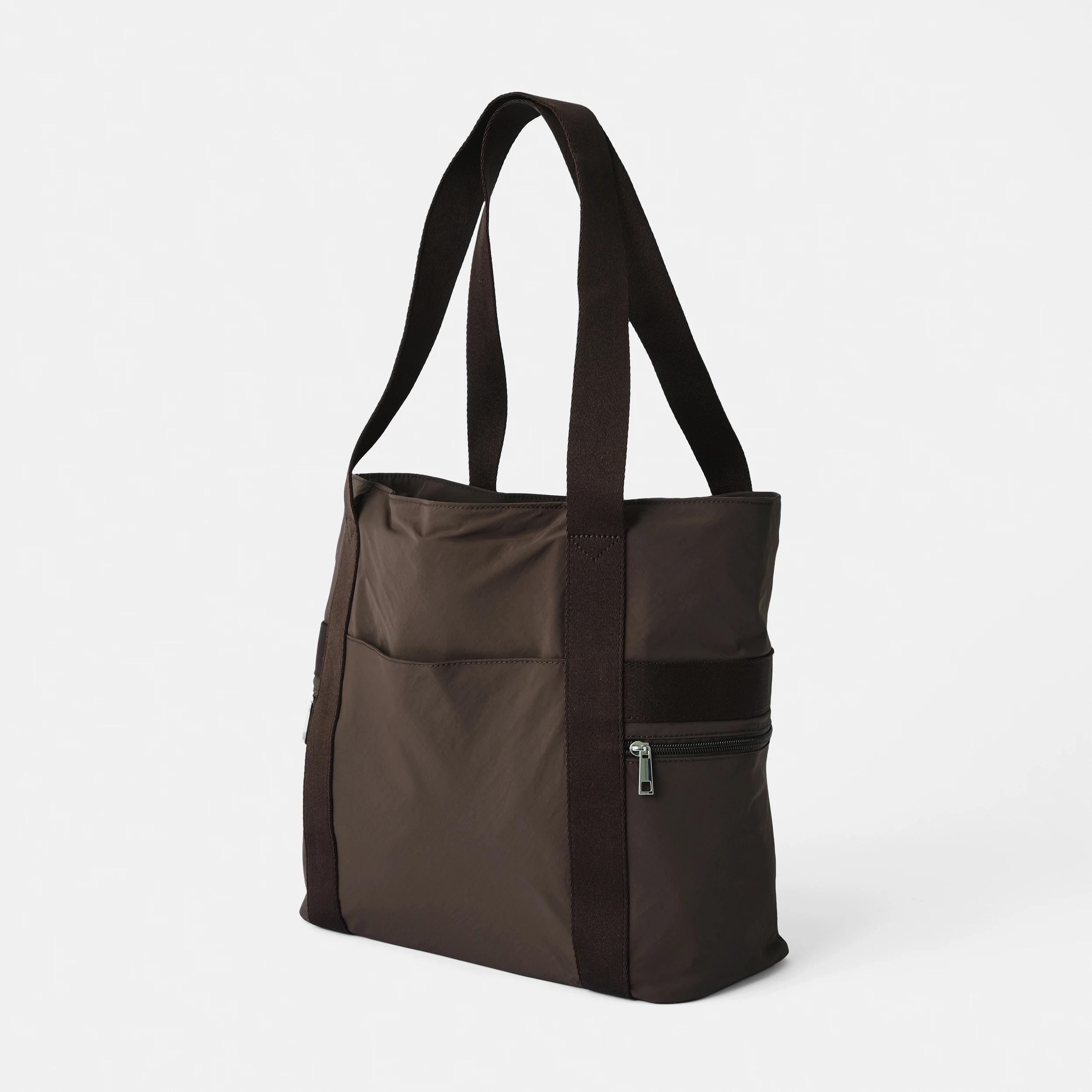 2 Urban Multi Pocket Tote Bag Choc Plum, 2 of 5