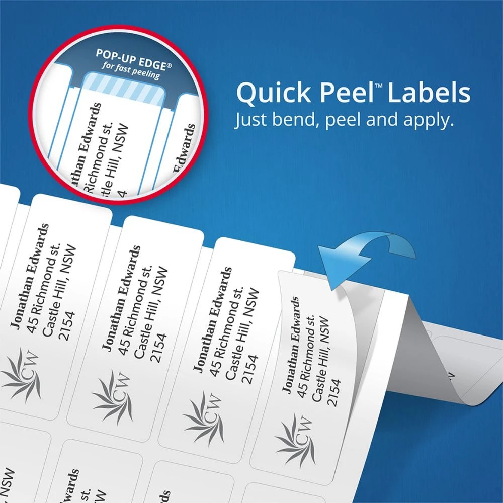8 Avery Premium Whte Address Labels AveryEco 33UP 100sh 64x24mm, 8 of 10