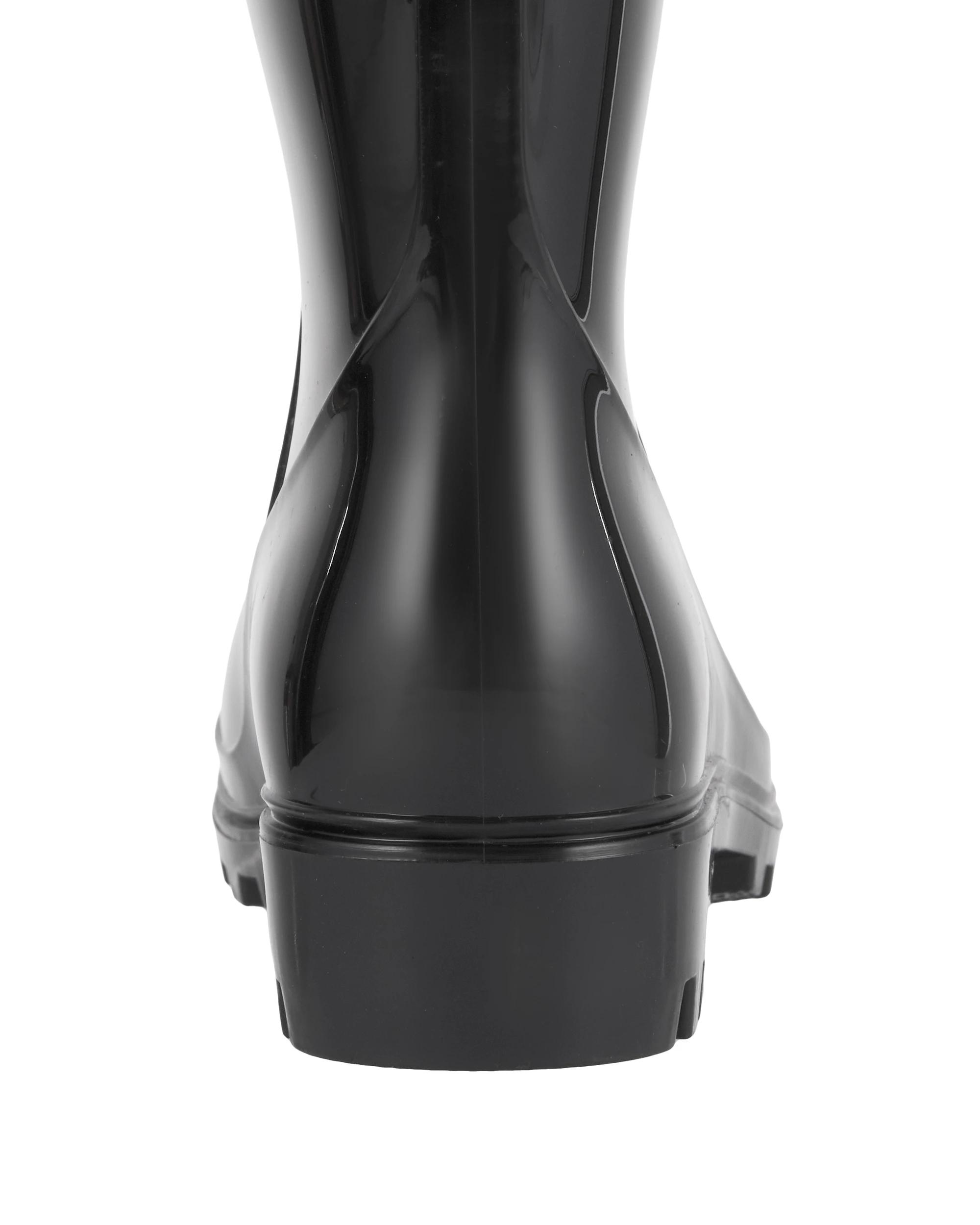 3 Tall Plain Rainboots Black, 3 of 4