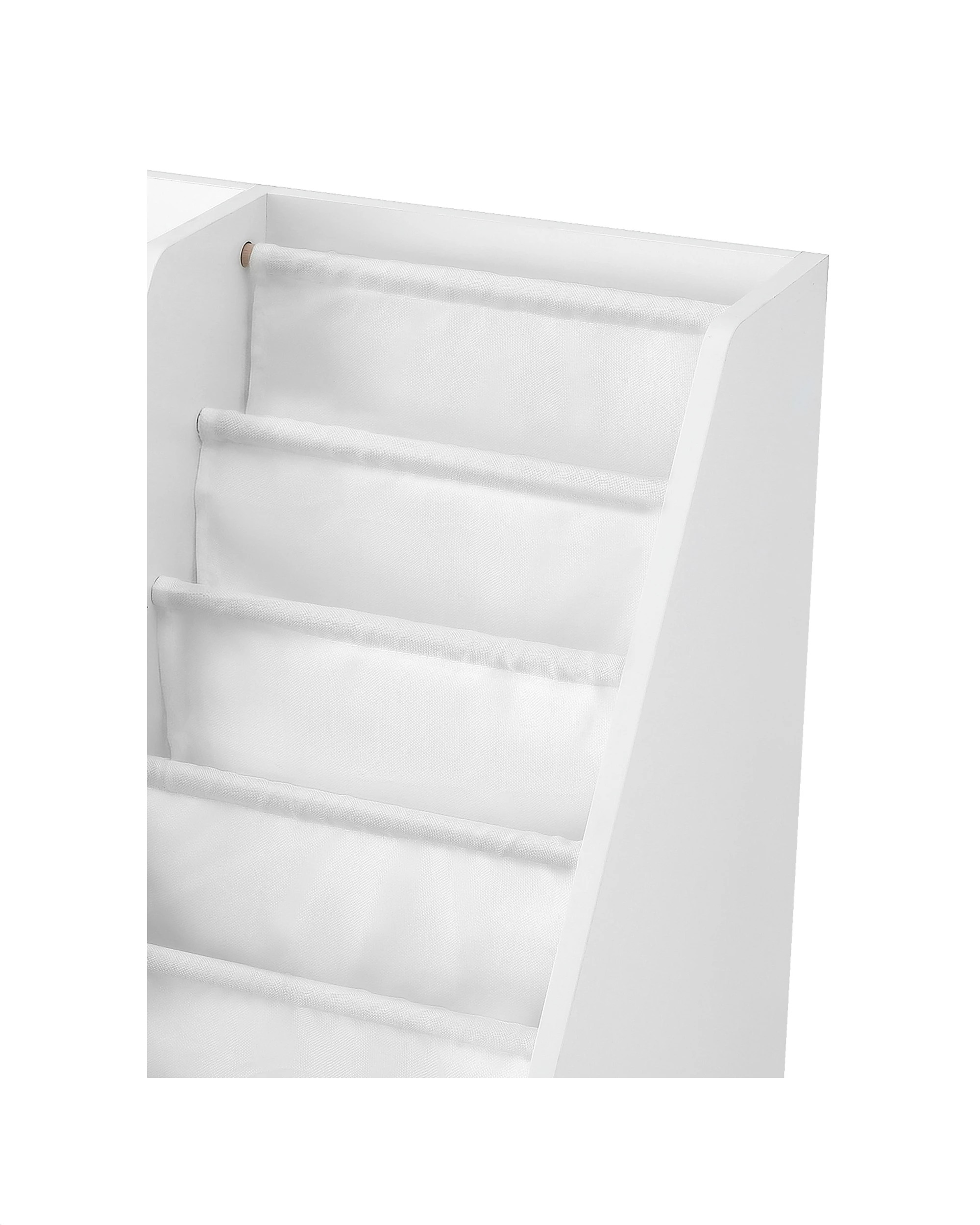 5 Keezi Kids Bookshelf Children Bookcase Organizer Storage Rack Display Drawer - White, 5 of 8