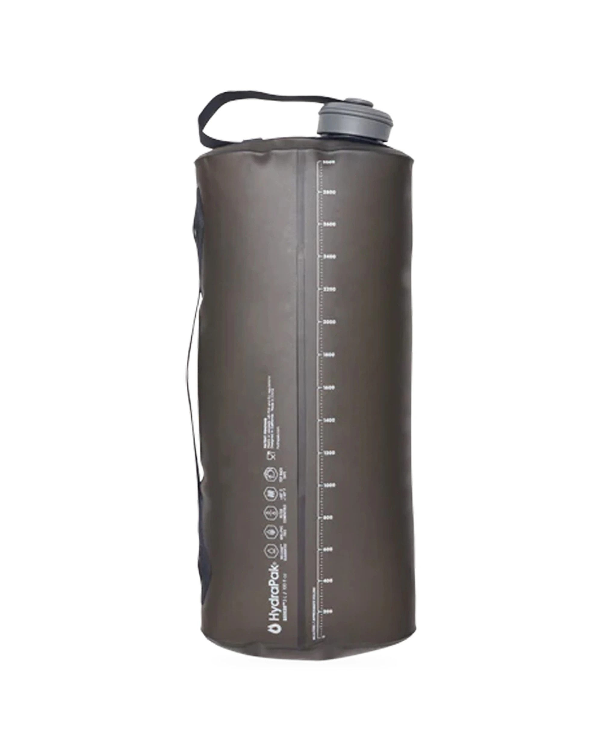 3 Hydrapak Seeker 3 L Foldable Water Bottle Filtration Compatible With Bag - Grey, 3 of 5