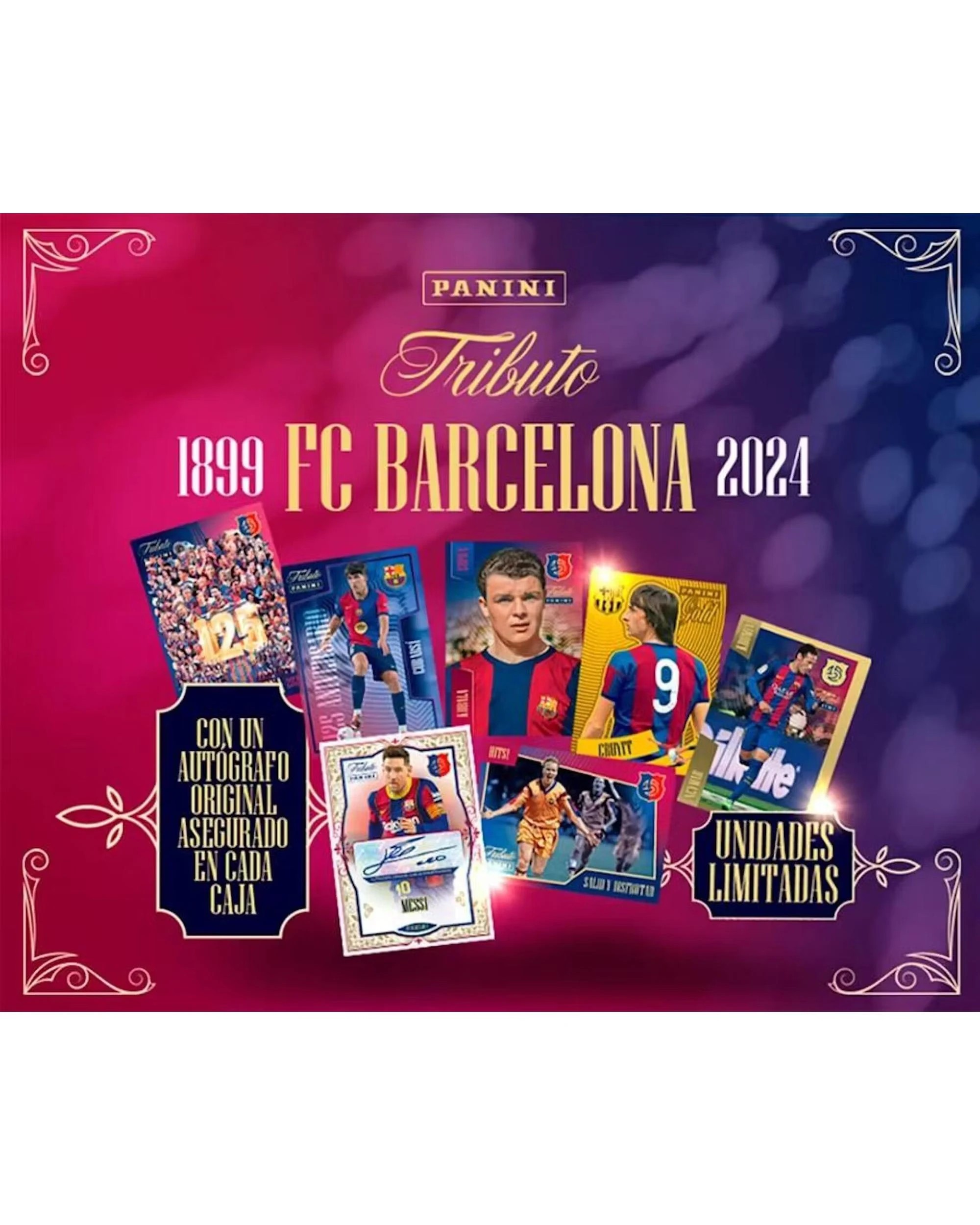 3 Panini 2024/2025 FC Barcelona Tribute 125th Anniversary Soccer Hobby Box, 3 of 3