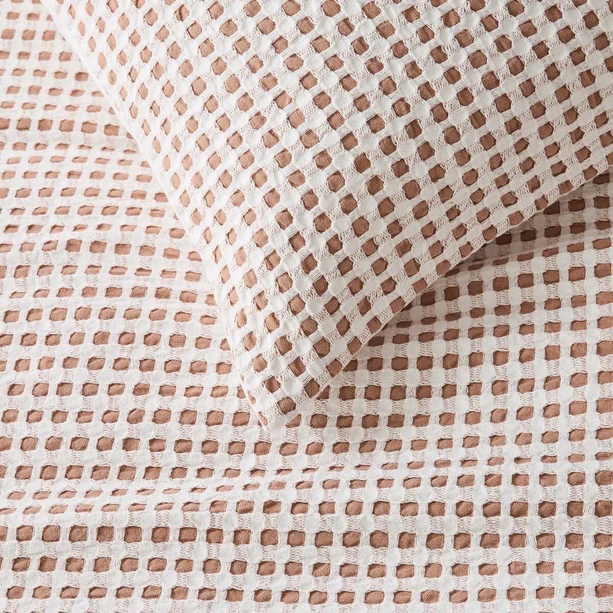 4 Dakota Cotton Quilt Cover Set - Queen Bed, Tan, 4 of 6