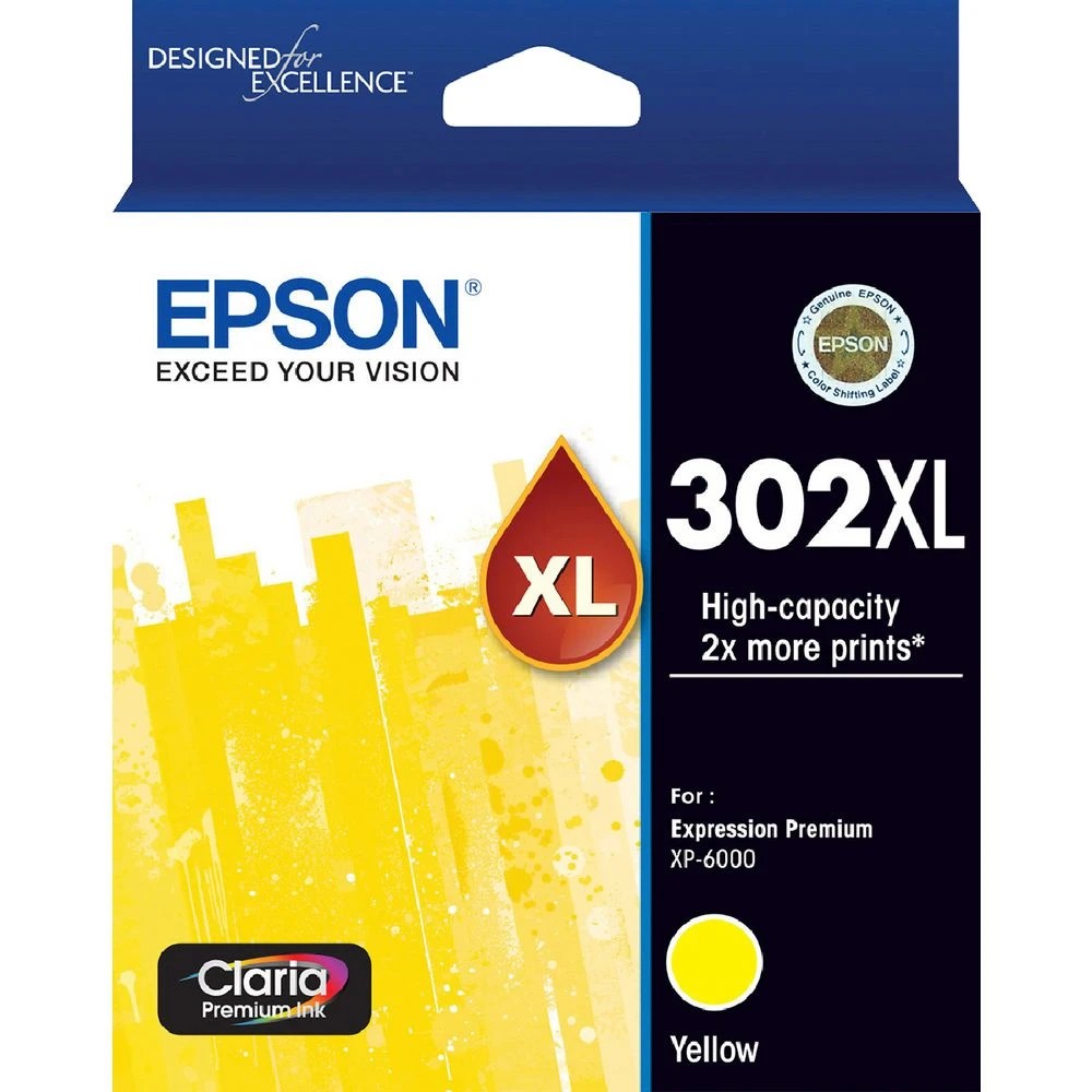 1 Epson 302XL Premium Ink Cartridge Yellow, 1 of 1