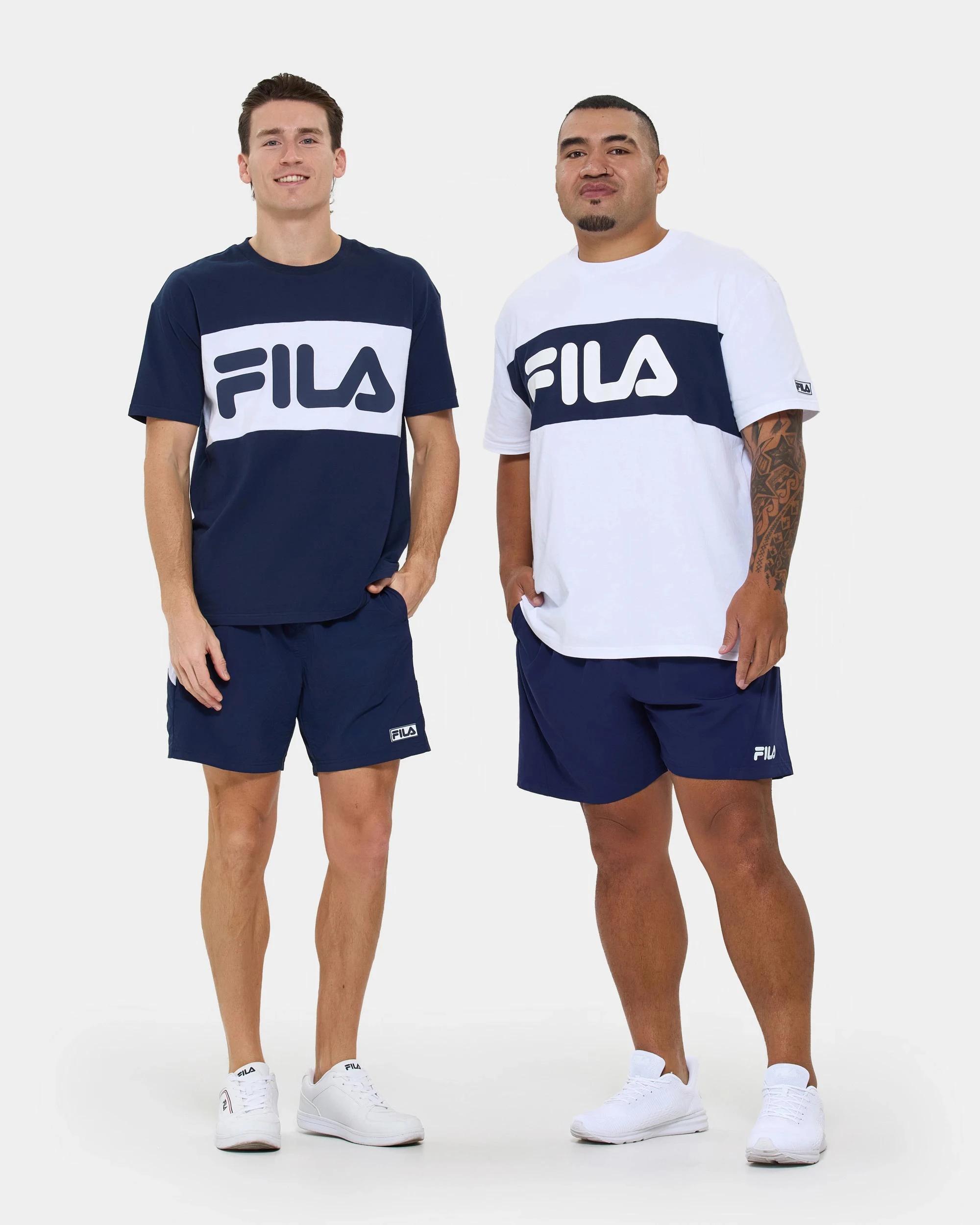 7 Block T-Shirt - Fila NAVY, 7 of 9
