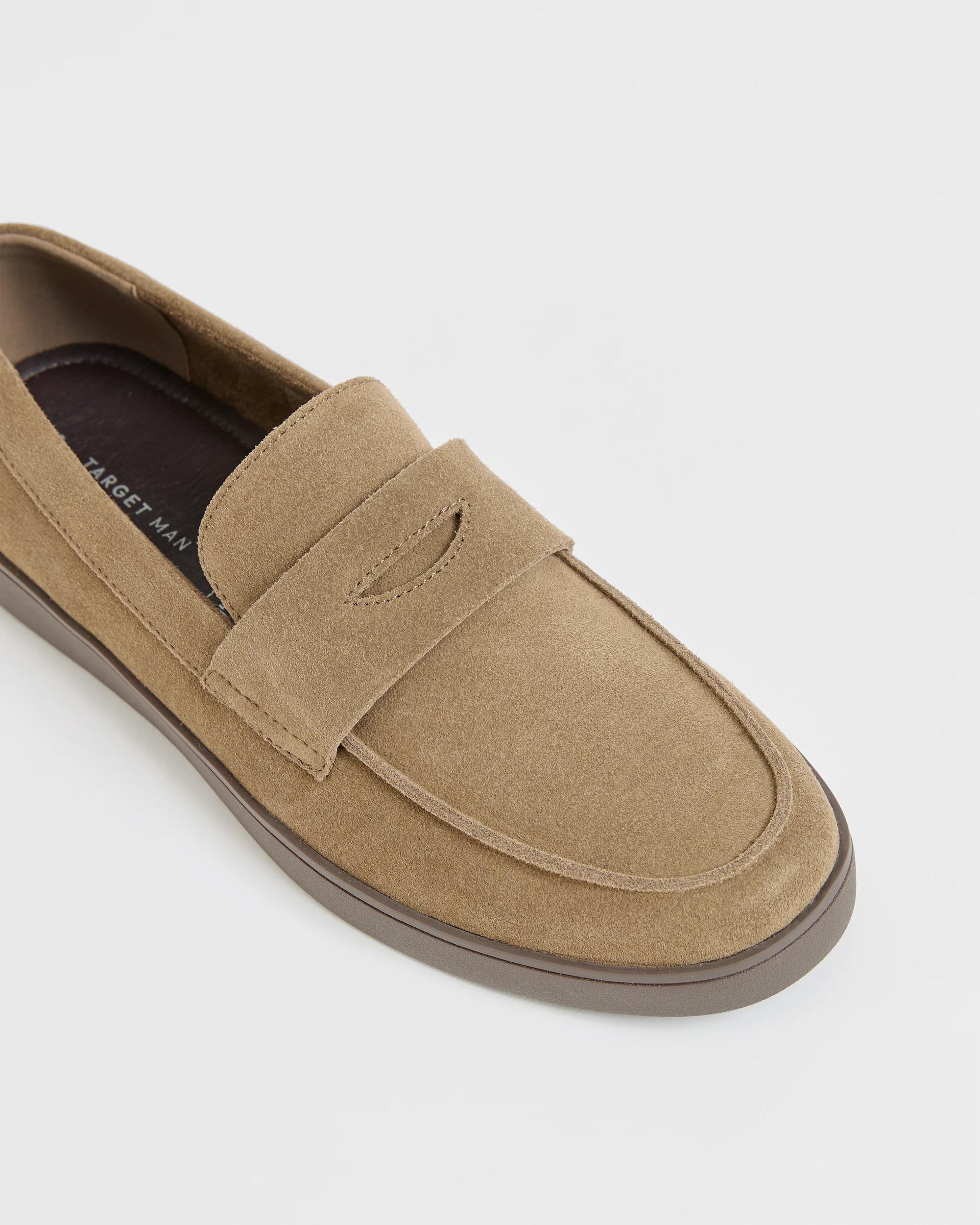 3 Target Man Suede Casual Loafers TAUPE, 3 of 3