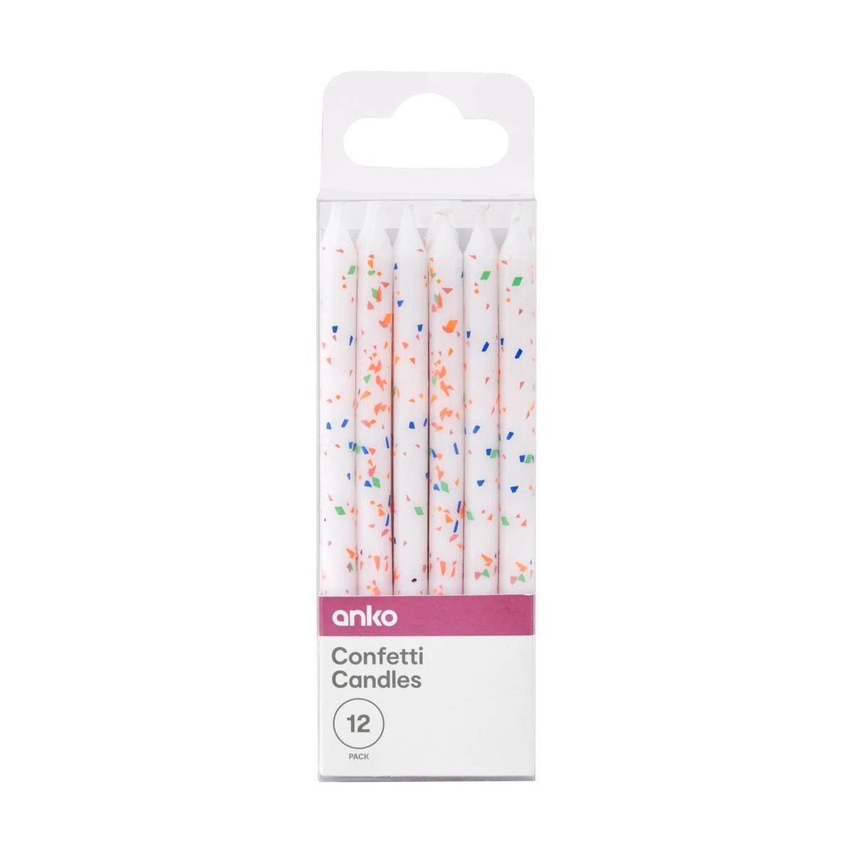 4 12 Pack Confetti Candles, 4 of 4