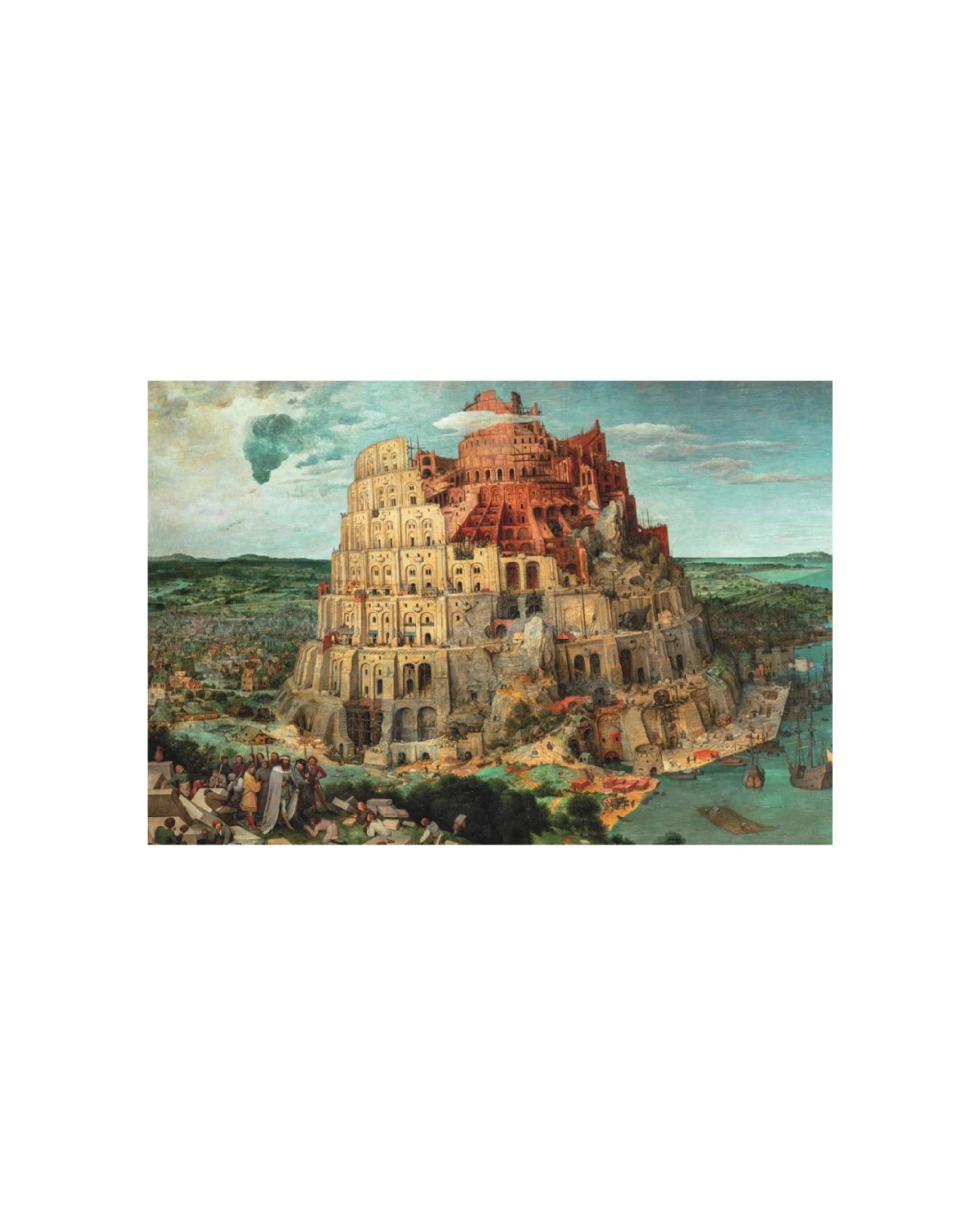 2 Clementoni Museum Collection Tower Of Babel 1500 Piece Puzzle 84.5x59.5cm - Multi, 2 of 2