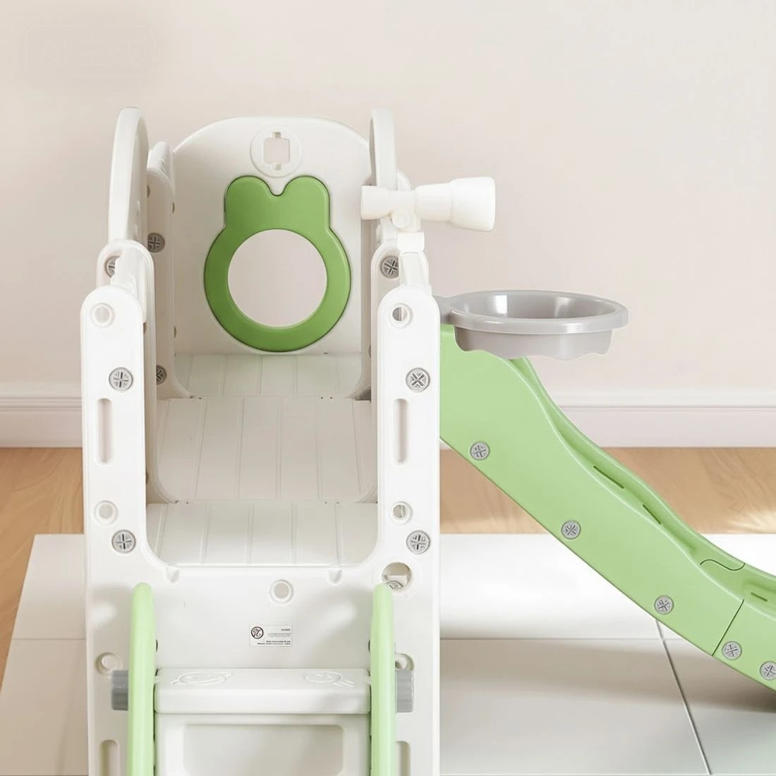 5 Keezi Kids Slide Swing Set Ball Hoop Rings Football Outdoor Toys - Multi, 5 of 7