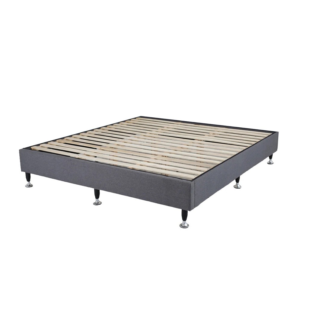 3 Zzz Atelier King Single Ensemble Bed Base with Solid Slat Support - Beige, 3 of 7