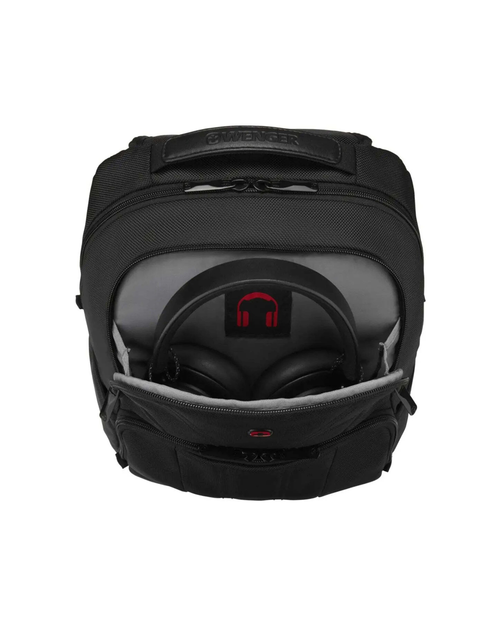 3 Wenger BC Mark Slimline 12-14in Laptop Backpack Smart Organiser Comfort - Black, 3 of 7