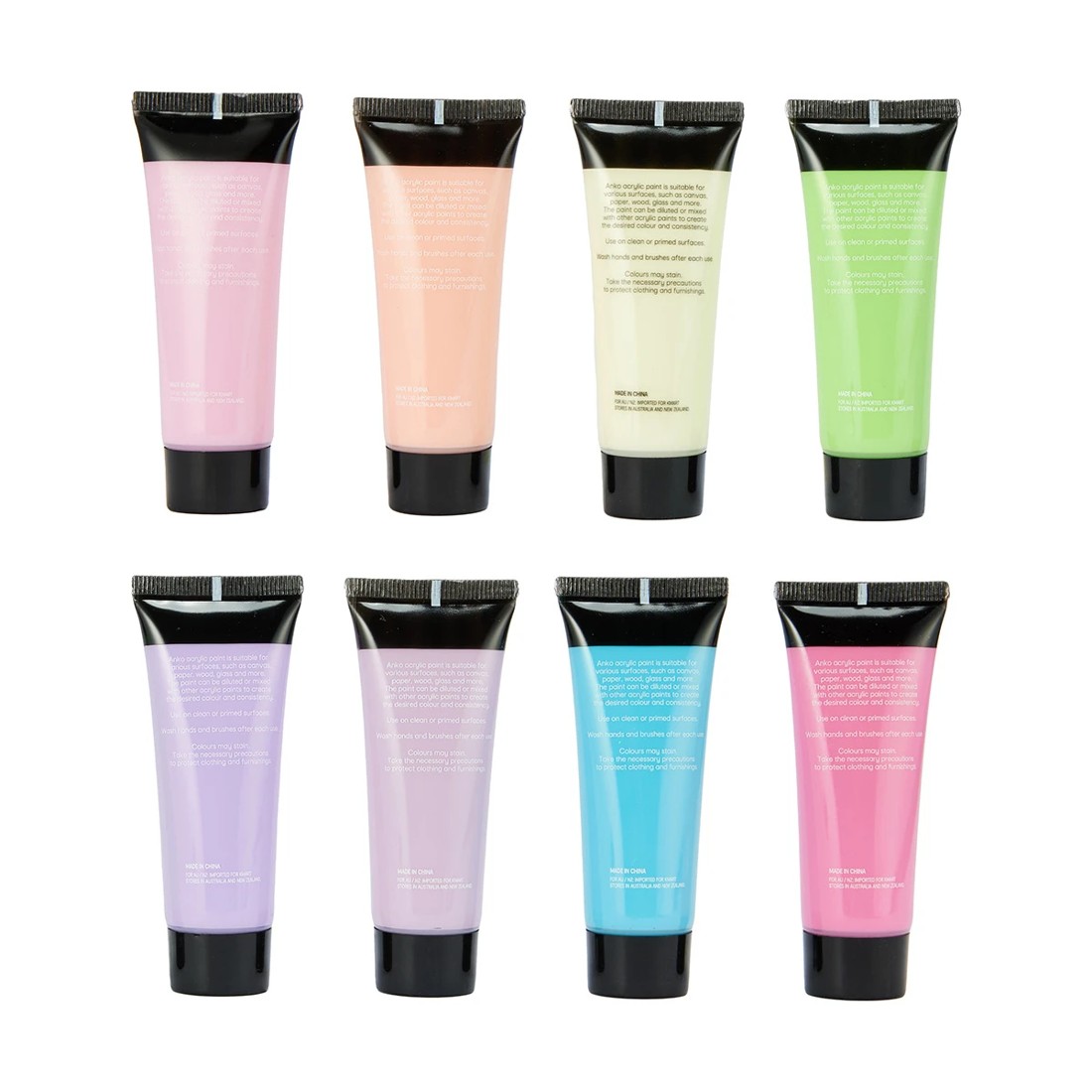 4 8 Pack Acrylic Paint - Pastel, 4 of 8