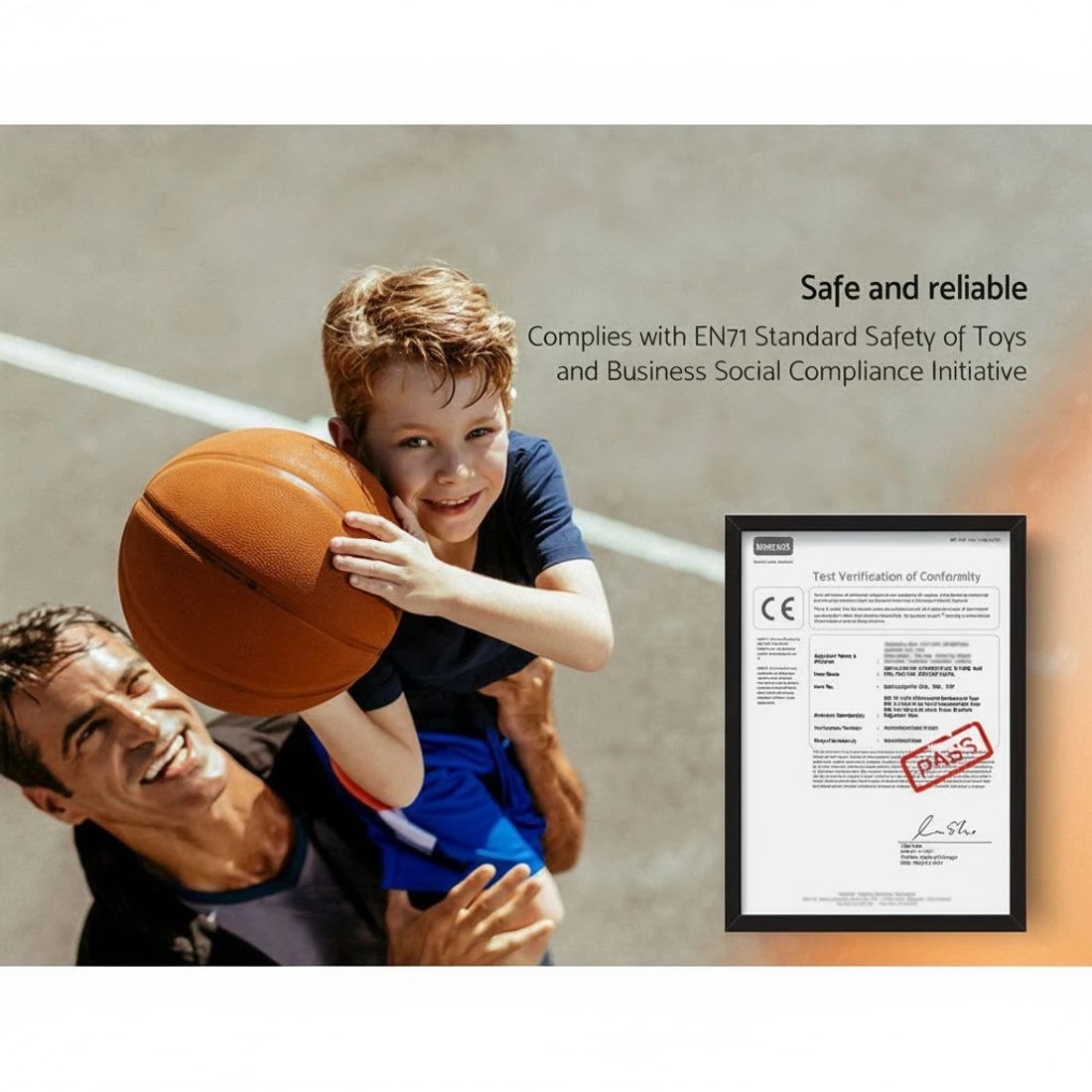6 Everfit 2.1M Basketball Hoop Stand System Adju Portable Pro Kids - Multi, 6 of 7